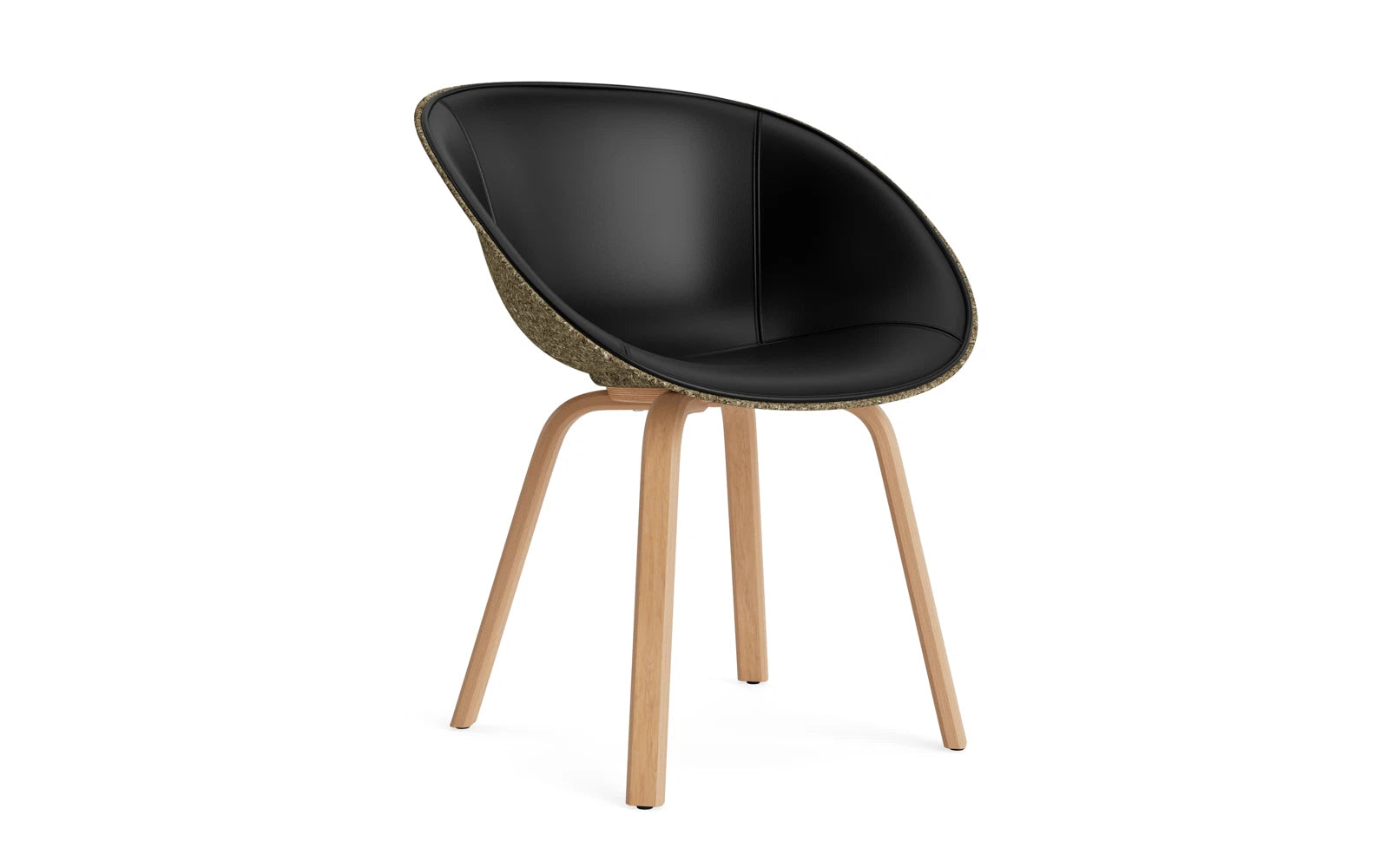 Mat Lehnstuhl Frontpolster Seegras Buchenholz Gruppe 7 in Ultra 41599 präsentiert im Onlineshop von KAQTU Design AG. Stuhl mit Armlehne ist von Normann Copenhagen