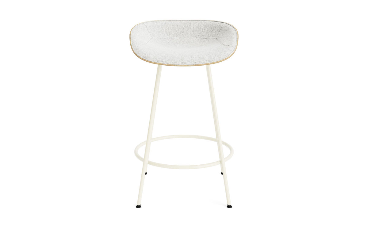 Mat Barstuhl 65 cm Frontpolster Hanffasern creme Stahl in Hallingdal 110 präsentiert im Onlineshop von KAQTU Design AG. Barstuhl ist von Normann Copenhagen