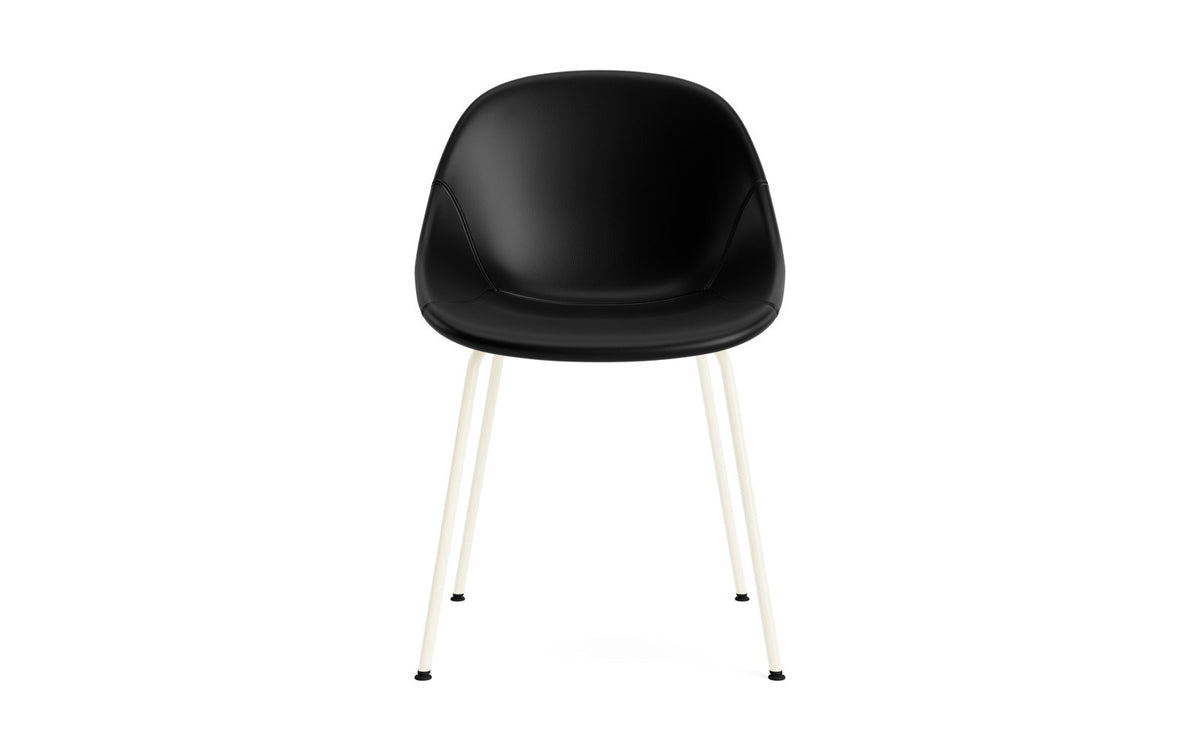 Mat Stuhl vollpolster Creme stahl in Ultra 41599 präsentiert im Onlineshop von KAQTU Design AG. Stuhl ist von Normann Copenhagen