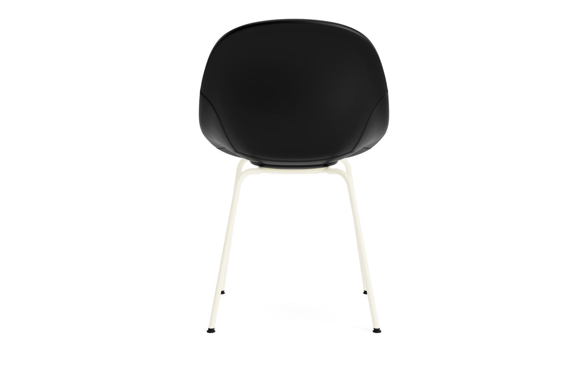 Mat Stuhl vollpolster Creme stahl in Ultra 41599 präsentiert im Onlineshop von KAQTU Design AG. Stuhl ist von Normann Copenhagen