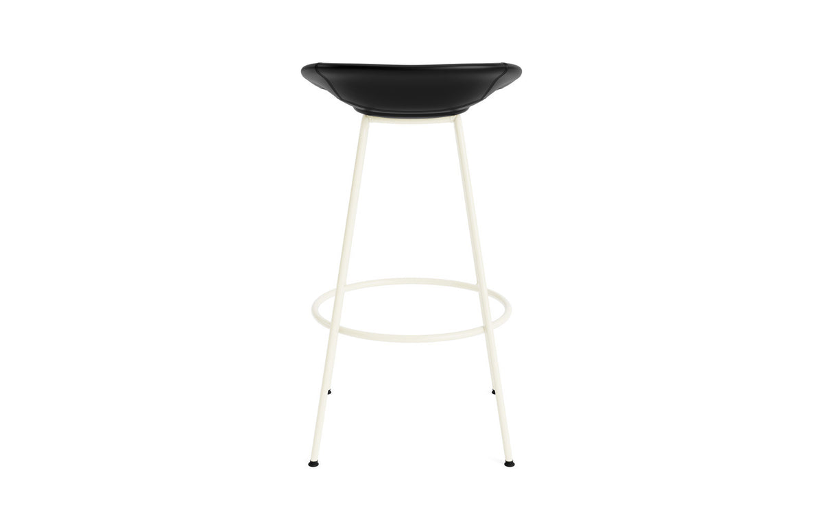 Mat Barstuhl 75 cm vollpolster creme Stahl in Ultra 41599 präsentiert im Onlineshop von KAQTU Design AG. Barstuhl ist von Normann Copenhagen
