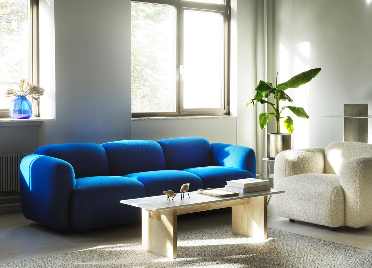 Swell modulares Sofa 3-Sitzer Synergy in Remix 133 präsentiert im Onlineshop von KAQTU Design AG. 3er Sofa ist von Normann Copenhagen