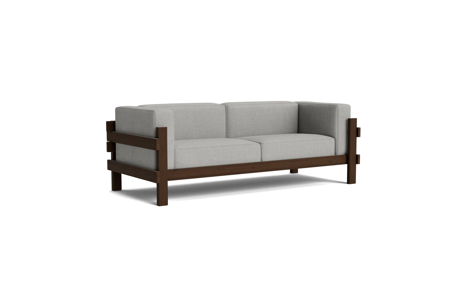Kube Sofa 3-Sitzen Dunkelbraun in präsentiert im Onlineshop von KAQTU Design AG. 3er Sofa ist von Normann Copenhagen