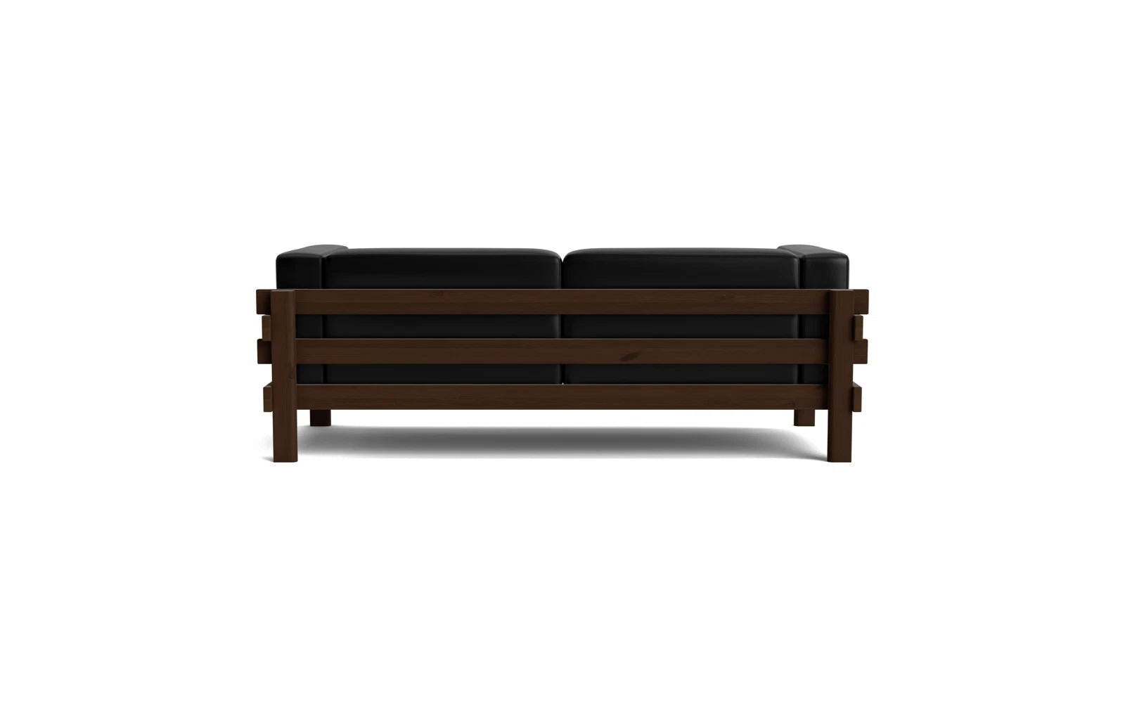 Erlebe das Kube Sofa 3-Sitzer in Dunkelbraun von Normann Copenhagen – ein stilvolles Möbelstück, das modernes Design und höchsten Komfort vereint.