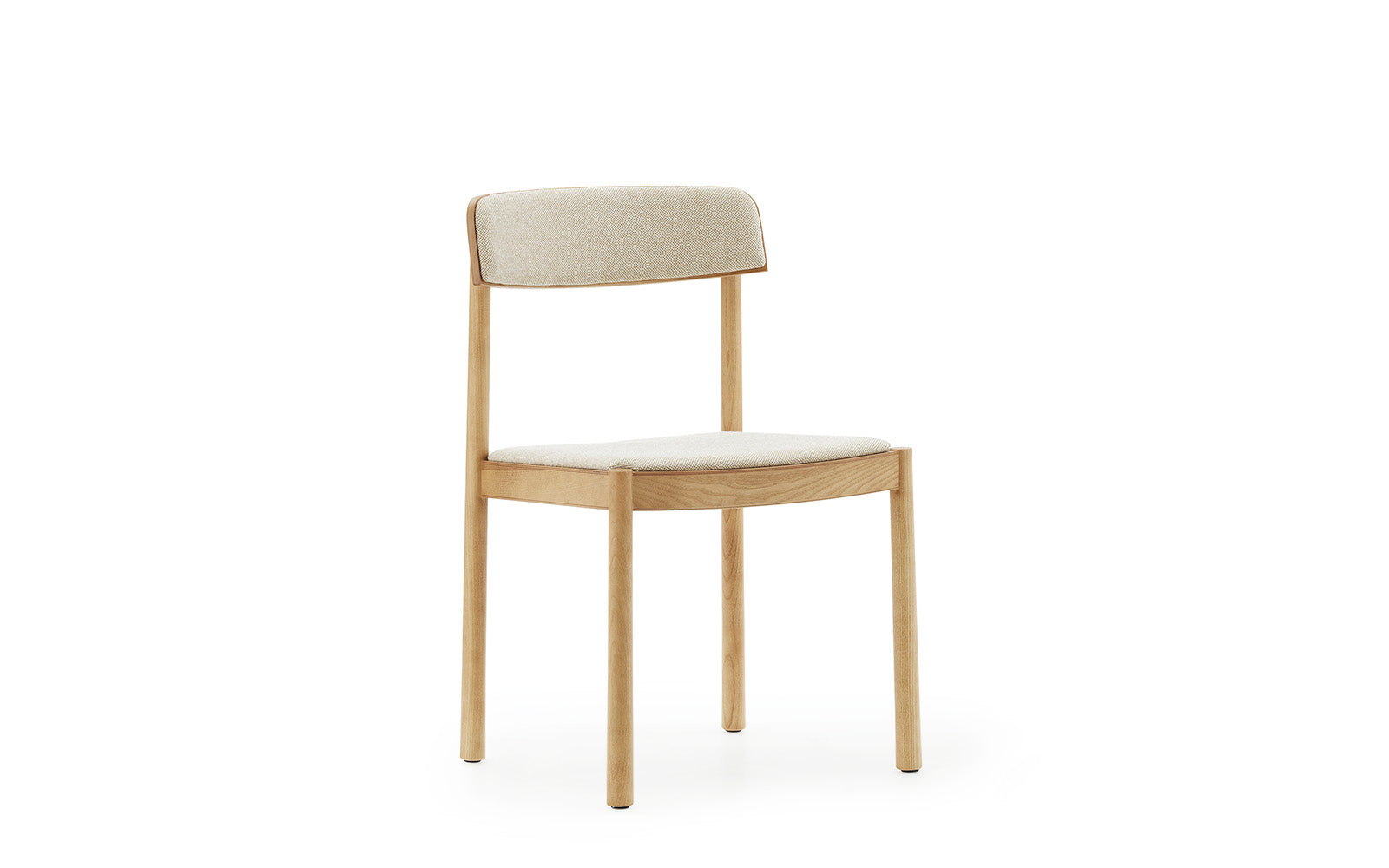 Timb Chair Upholstery in Tan / Hallingdal 220 präsentiert im Onlineshop von KAQTU Design AG. Stuhl ist von Normann Copenhagen