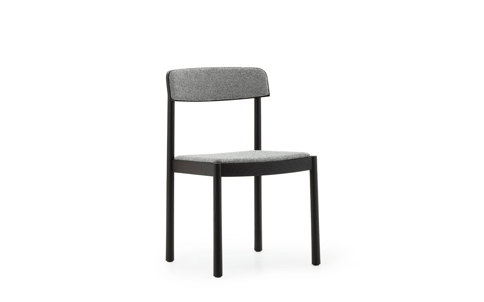 Timb Chair Upholstery in Black / Hallingdal 166 präsentiert im Onlineshop von KAQTU Design AG. Stuhl ist von Normann Copenhagen