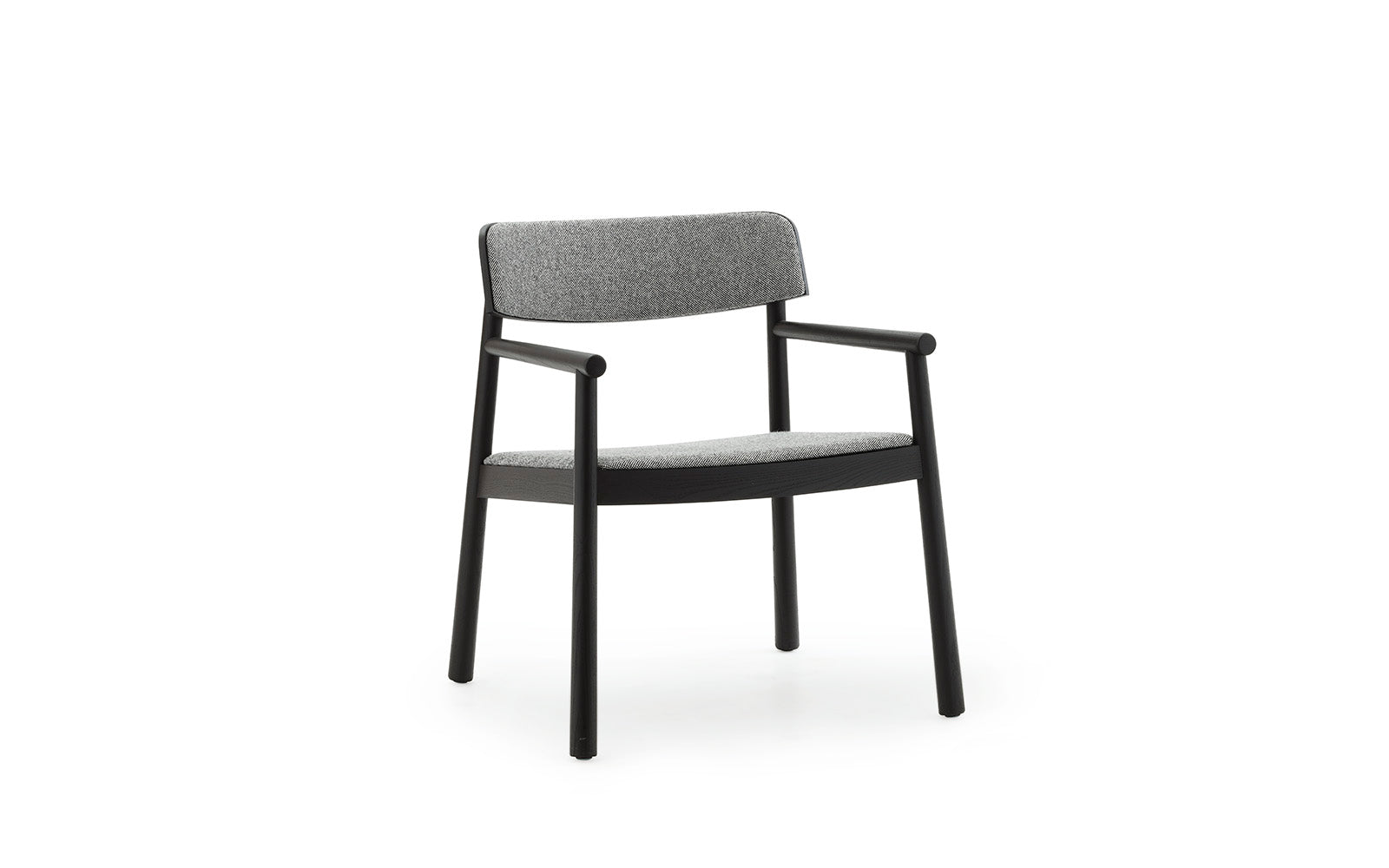 Timb Loungesessel Upholstery in Black / Hallingdal 166 präsentiert im Onlineshop von KAQTU Design AG. Sessel ist von Normann Copenhagen