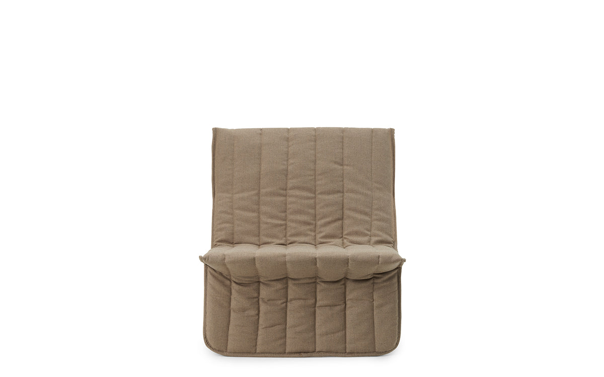 Limit Lounge-Sessel Outdoor Natté in Natté präsentiert im Onlineshop von KAQTU Design AG. Gartensessel ist von Normann Copenhagen