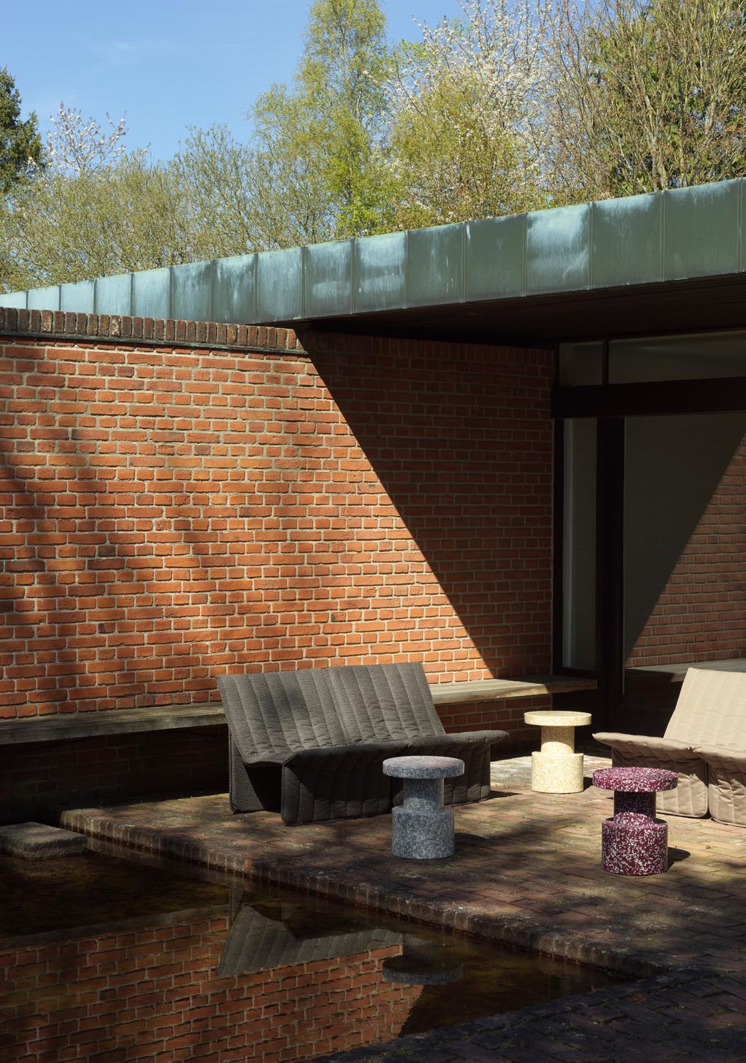 Limit Lounge-Sessel Outdoor Natté in präsentiert im Onlineshop von KAQTU Design AG. Gartensessel ist von Normann Copenhagen