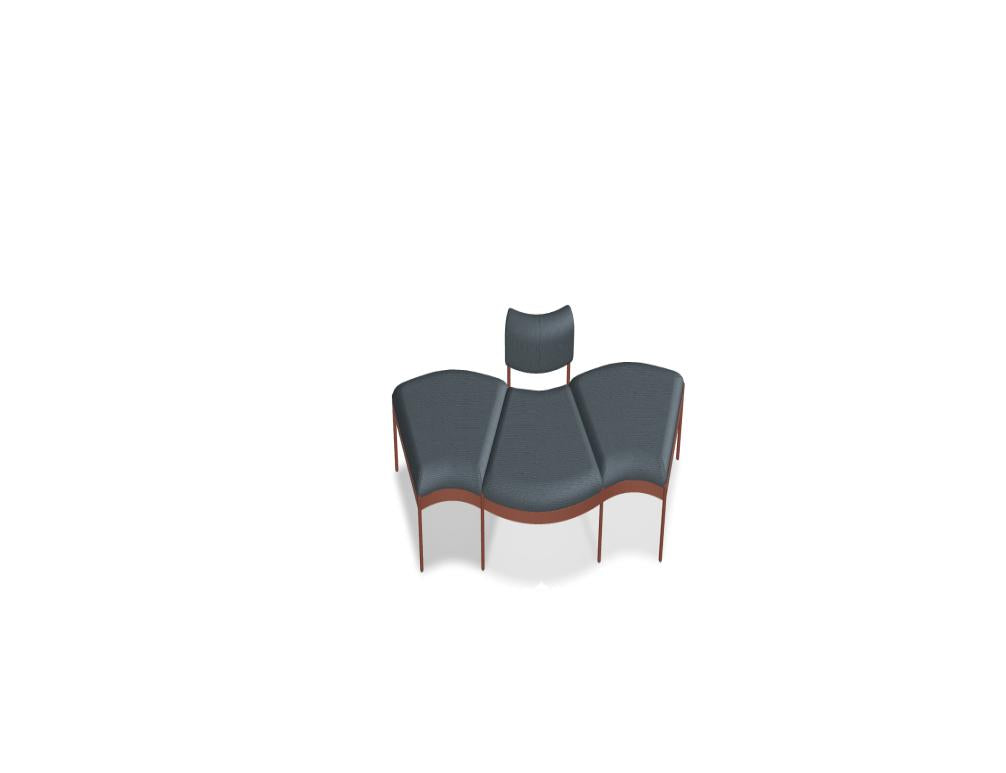 Nora NR1SL - modular seating system in Ziegelrot präsentiert im Onlineshop von KAQTU Design AG. Modulares Sofa ist von Mdd