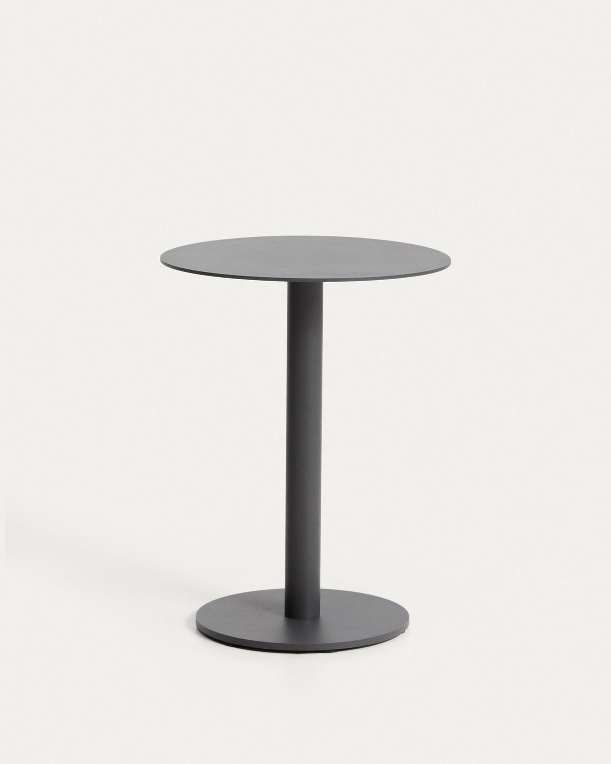 Beistelltisch Asinara aus graphitgrauem Aluminium, Ø 40 cm in Graphit, Grau, Schwarz präsentiert im Onlineshop von KAQTU Design AG. Beistelltisch Outdoor ist von Kave Home