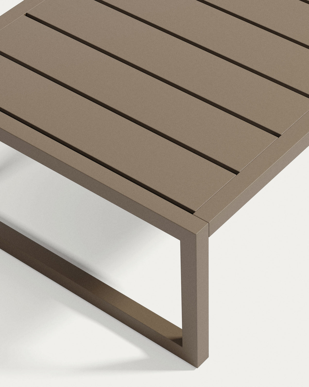 Couchtisch Comova 100% outdoor aus Aluminium grün 60 x 114 cm in Grün präsentiert im Onlineshop von KAQTU Design AG. Loungetisch ist von Kave Home