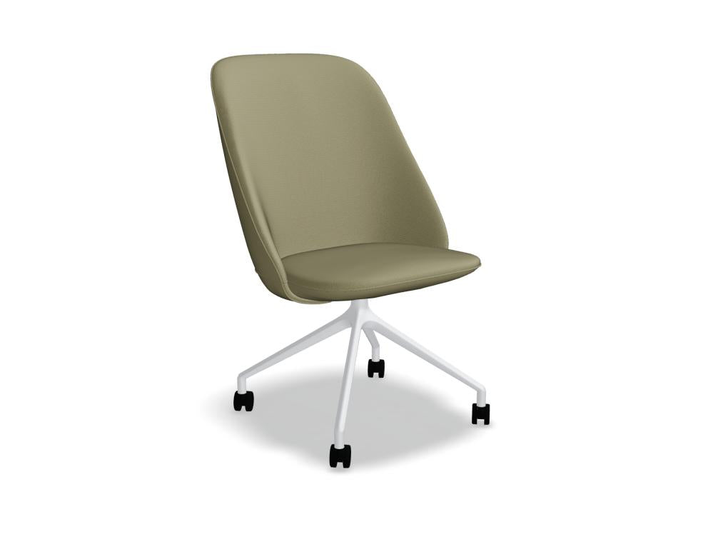 Paralel PR2P19K - Konferenzsessel mit Drehgestell in Grau präsentiert im Onlineshop von KAQTU Design AG. Drehsessel ist von Mdd
