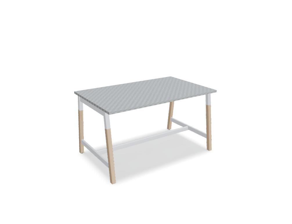 Ogi W PSD826 - Stehtisch in Honigeiche präsentiert im Onlineshop von KAQTU Design AG. Hochtisch ist von Mdd