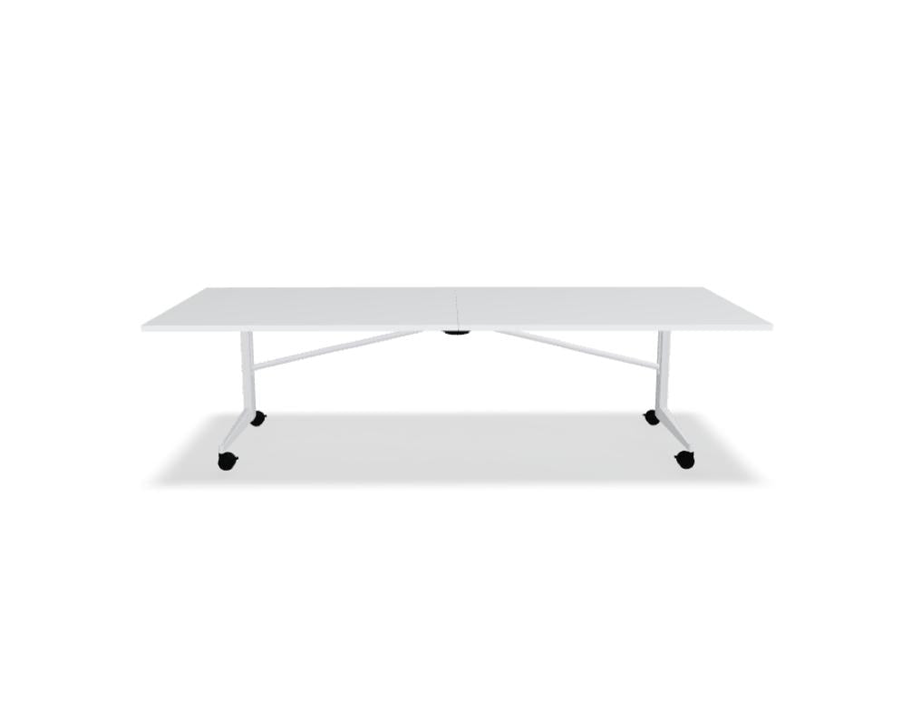 Plex PXP08 - Klapptisch trocken abwischbar in Honigeiche präsentiert im Onlineshop von KAQTU Design AG. Konferenztisch ist von Mdd