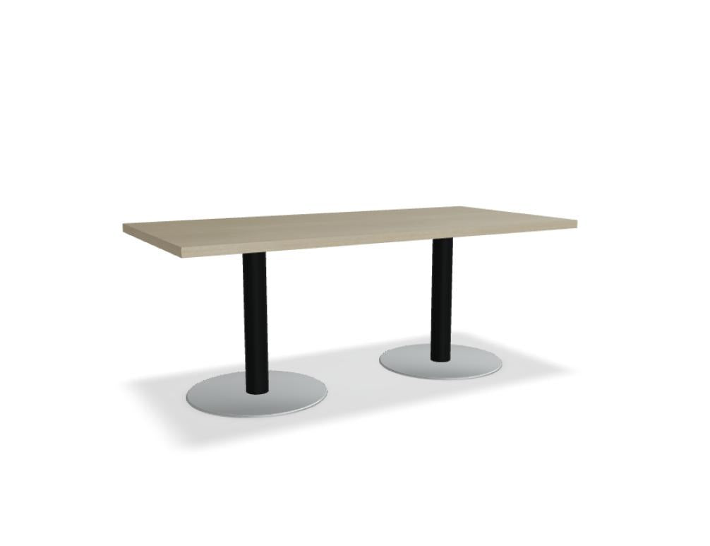 Quando QS20 - Chefzimmertisch in Kanadische Eiche präsentiert im Onlineshop von KAQTU Design AG. Konferenztisch ist von Mdd