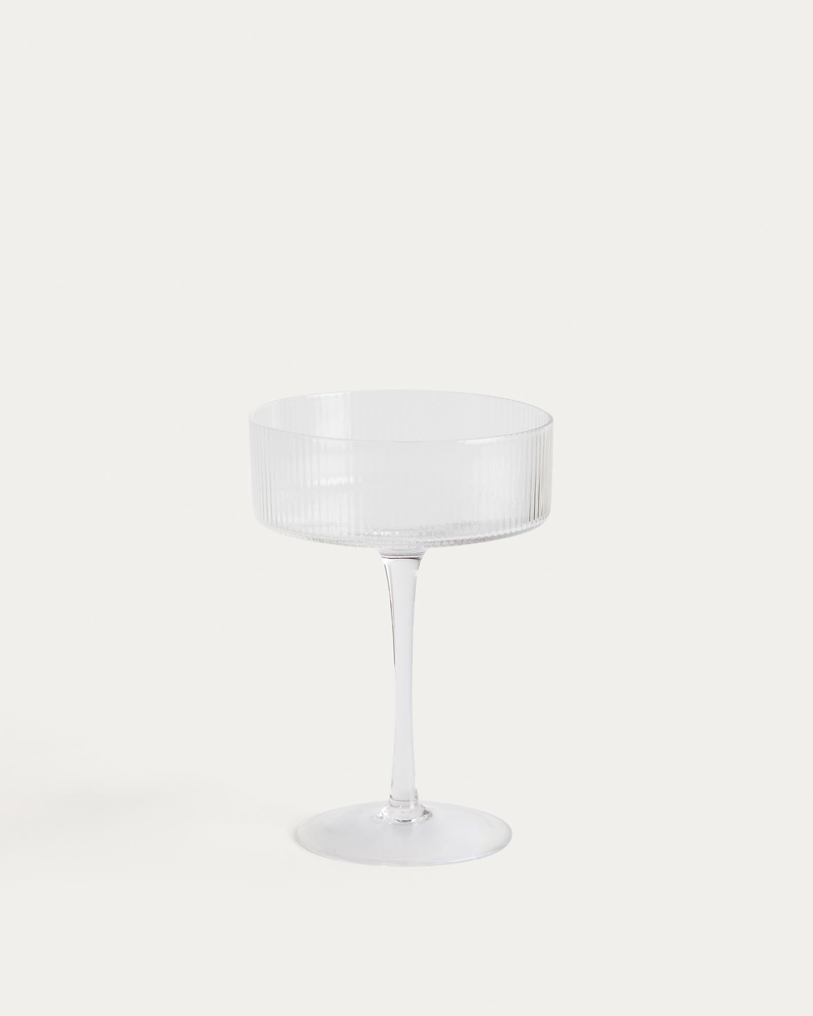 Cocktailglas Eluria aus klarem Glas, 31,5 cl in Transparent präsentiert im Onlineshop von KAQTU Design AG. Cocktailglas ist von Kave Home