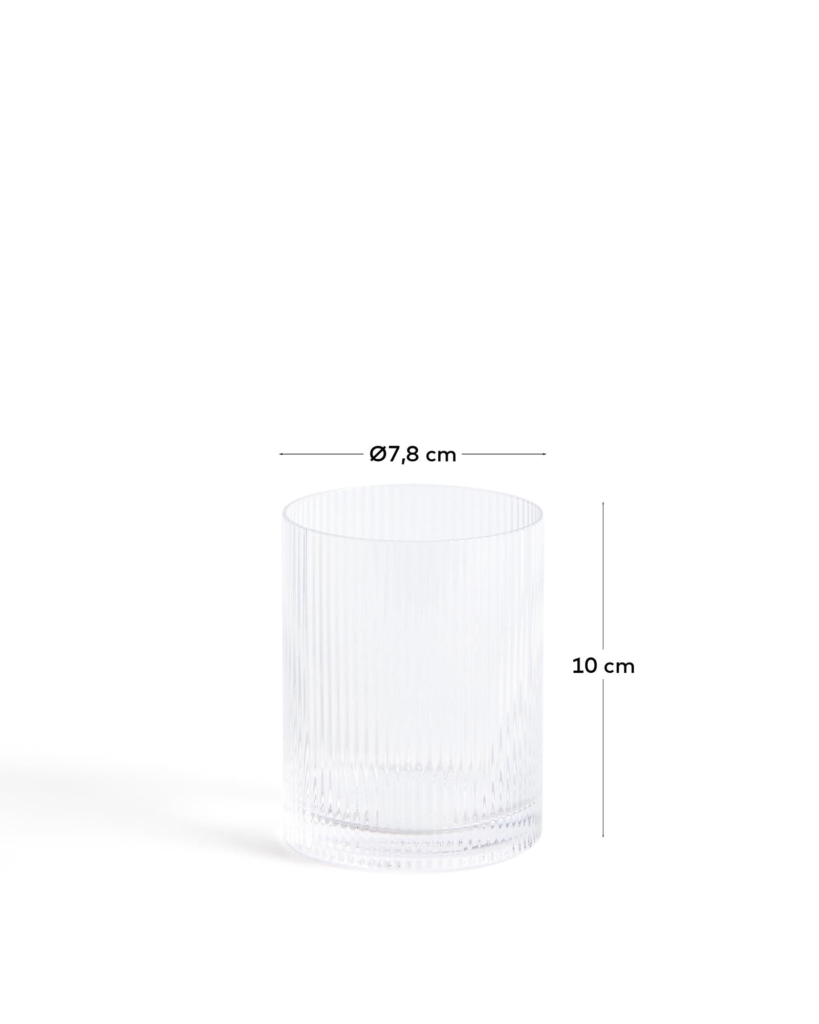 Elegantes Wasserglas Eluria aus klarem Glas mit 32,5 cl Fassungsvermögen, ideal für stilvolle Tischdekoration und erfrischende Getränke.