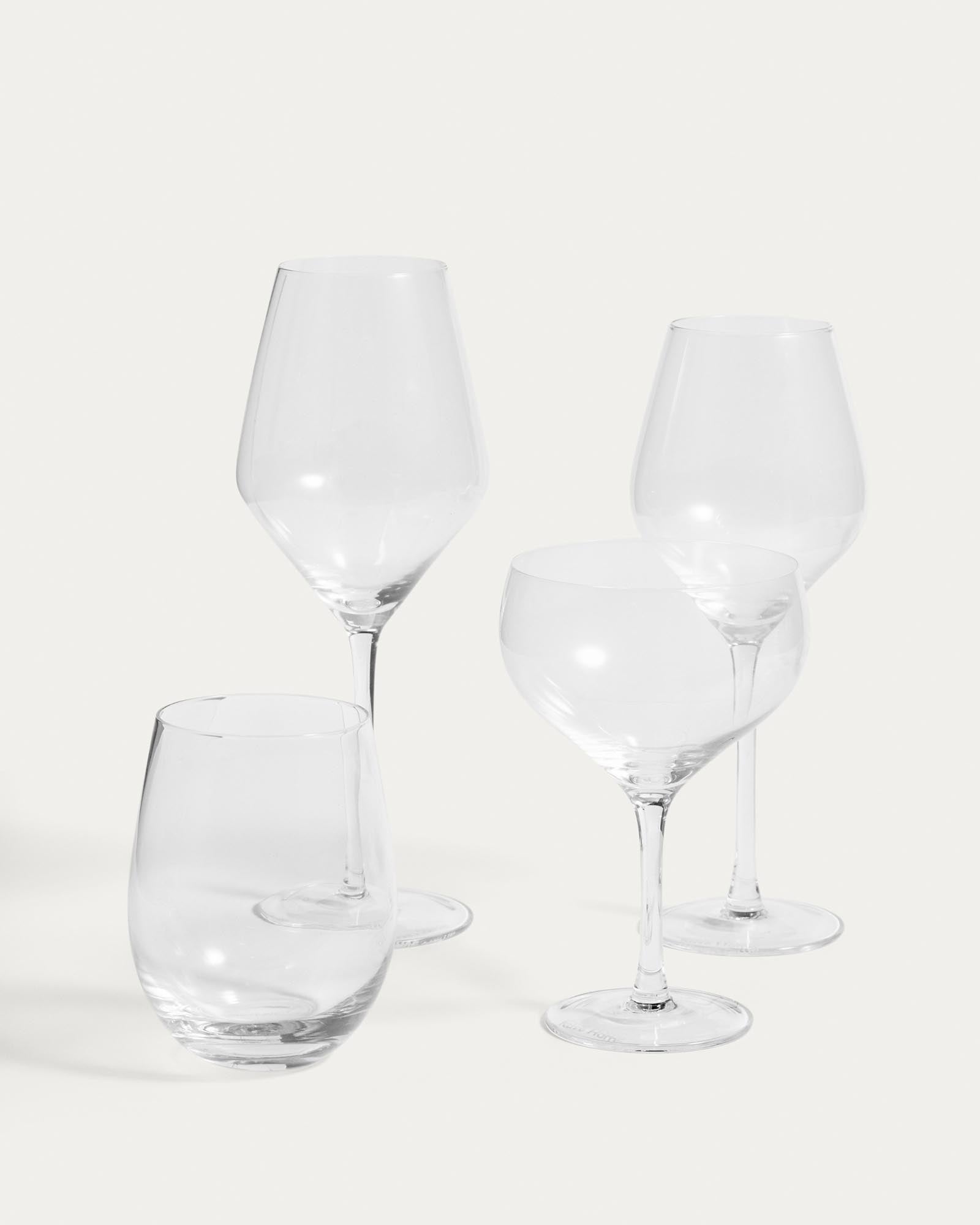 Elegantes Weinglas Orbida aus klarem Glas mit 55 cl Fassungsvermögen, ideal für jeden Anlass und zur Präsentation edler Weine.