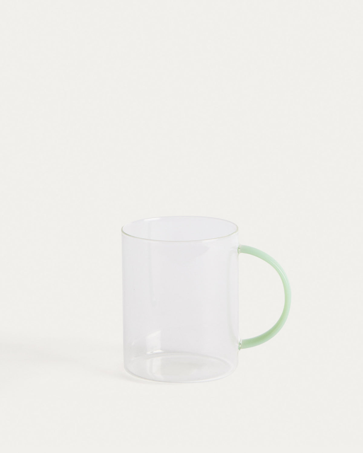 Tasse Micla aus klarem Glas in Transparent präsentiert im Onlineshop von KAQTU Design AG. Tasse ist von Kave Home