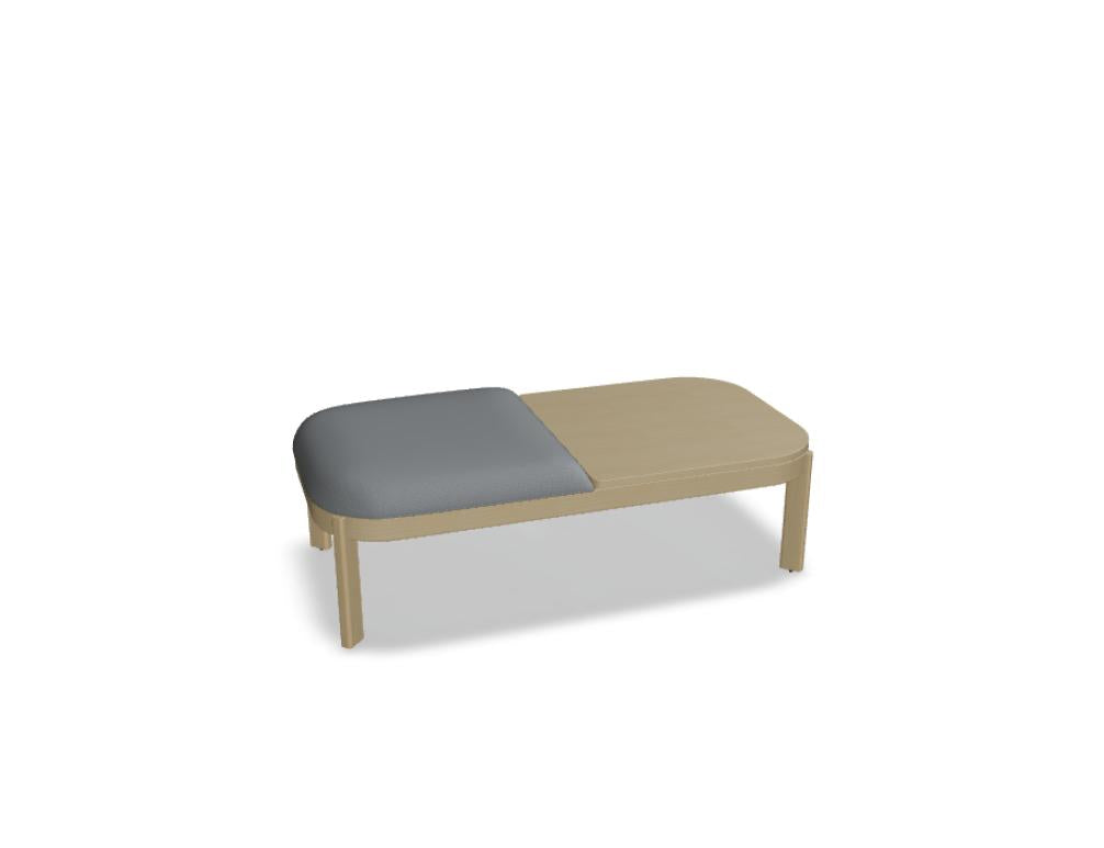 Ramp RMP221 - Bank in Grau präsentiert im Onlineshop von KAQTU Design AG. Sitzbank ist von Mdd
