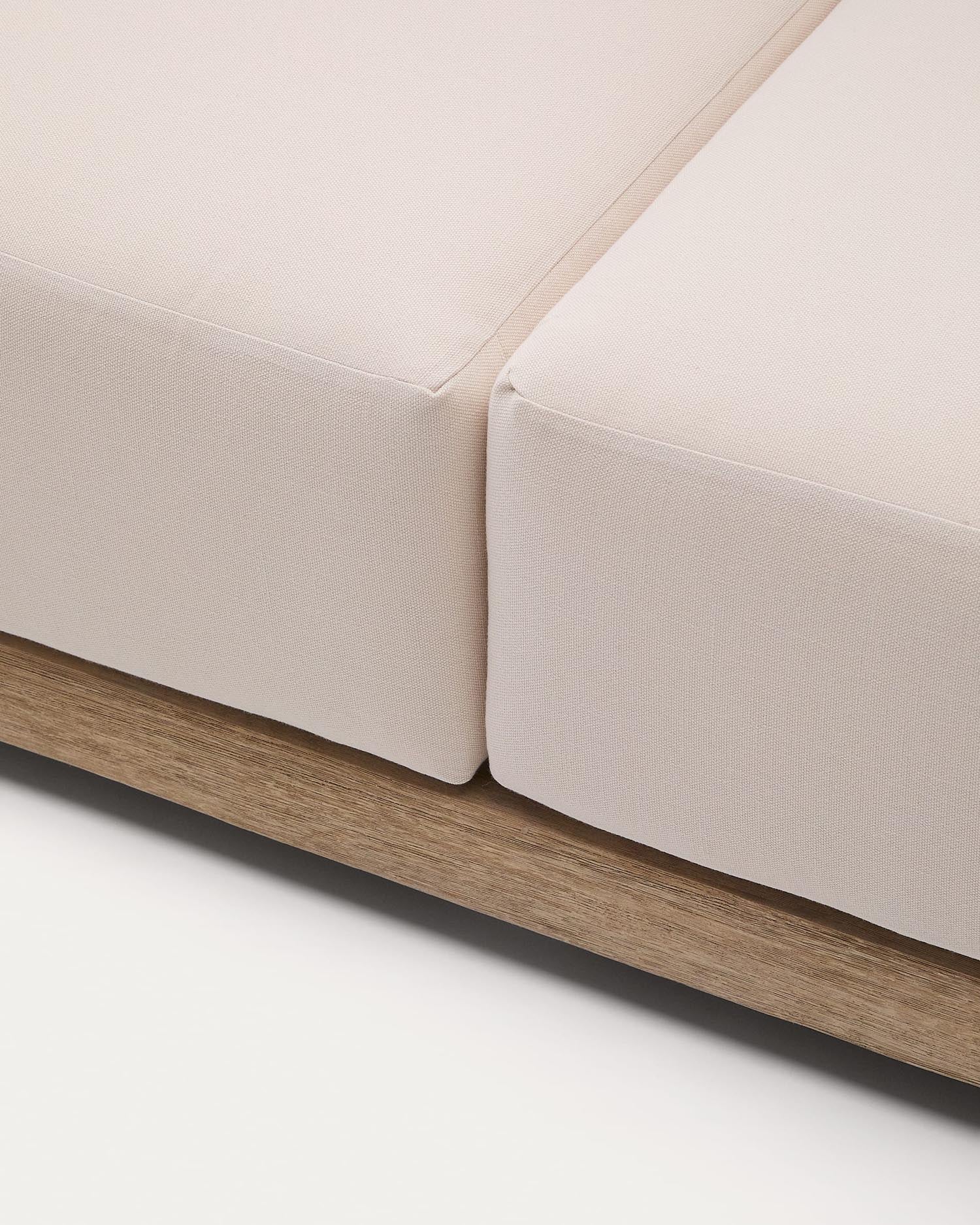 Entdecken Sie das elegante 2-Sitzer-Sofa Ambra aus massivem Akazienholz. Mit 174 cm Breite vereint es Komfort und Nachhaltigkeit in jedem Wohnraum.