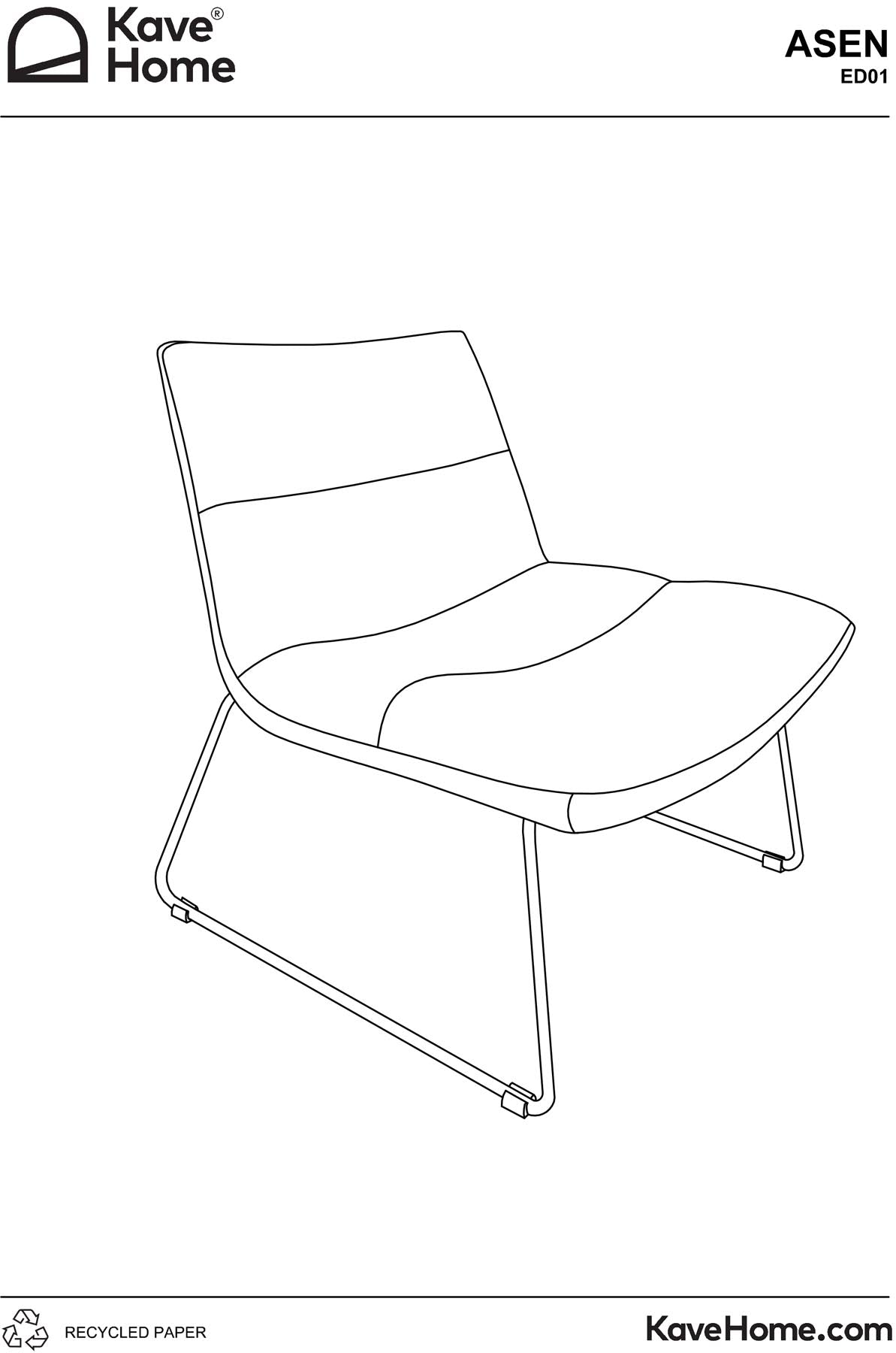 Sessel Asen in terrakottafarbener Chenille mit schwarzen Stahlbeinen FSC 100% in Terrakotta präsentiert im Onlineshop von KAQTU Design AG. Sessel ist von Kave Home