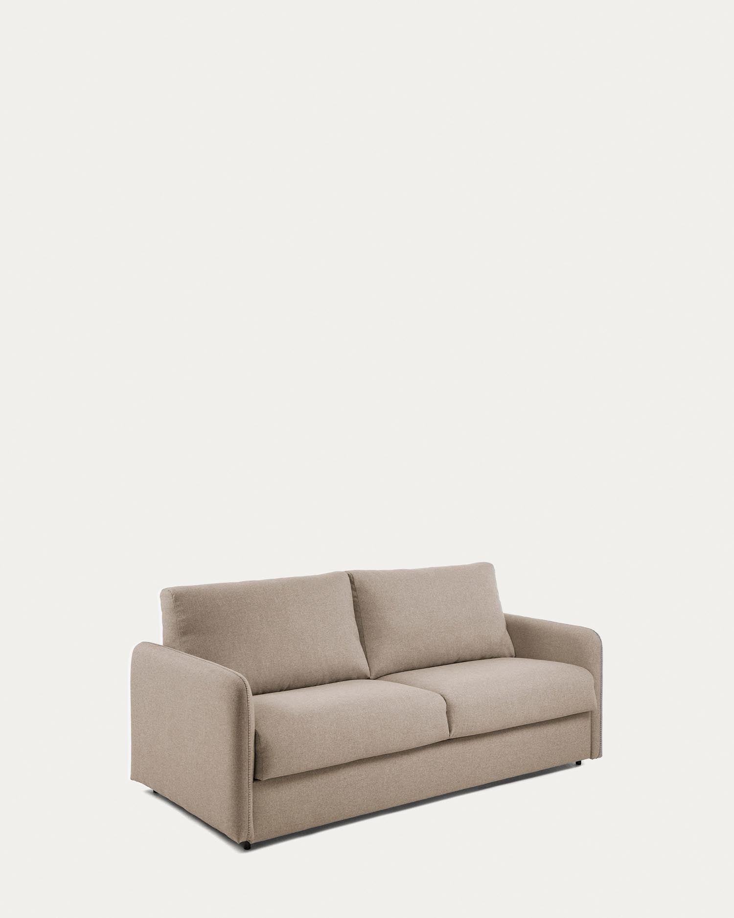Entdecken Sie das stilvolle Kymoon 2-Sitzer Bettsofa in Chrono Beige von Kave Home. Komfortabel, funktional und ideal für jedes Zuhause.