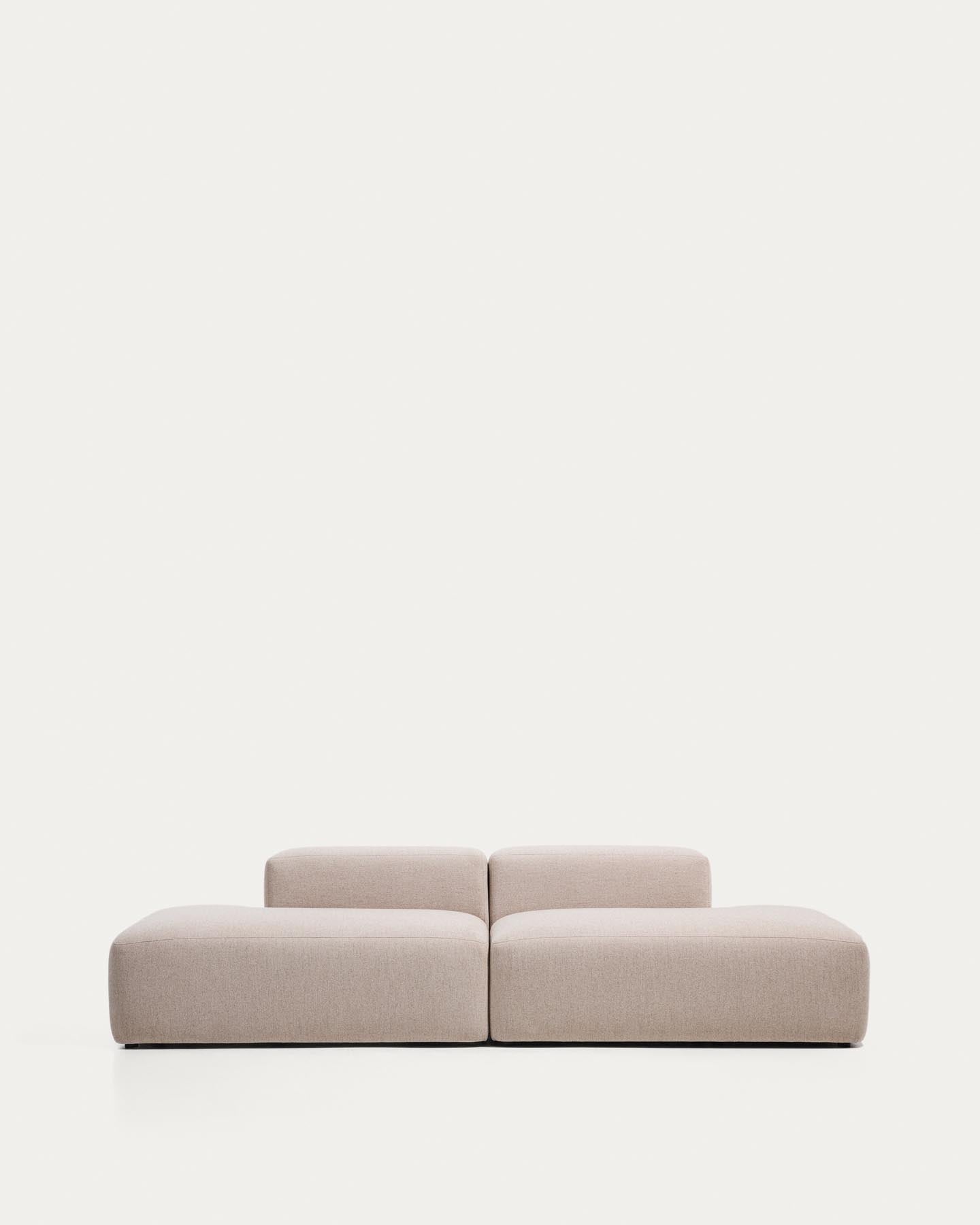 3-Sitzer-Sofa Blok in beiger Chenille, 290 cm, FSC Mix Credit in Beige präsentiert im Onlineshop von KAQTU Design AG. 3er Sofa ist von Kave Home