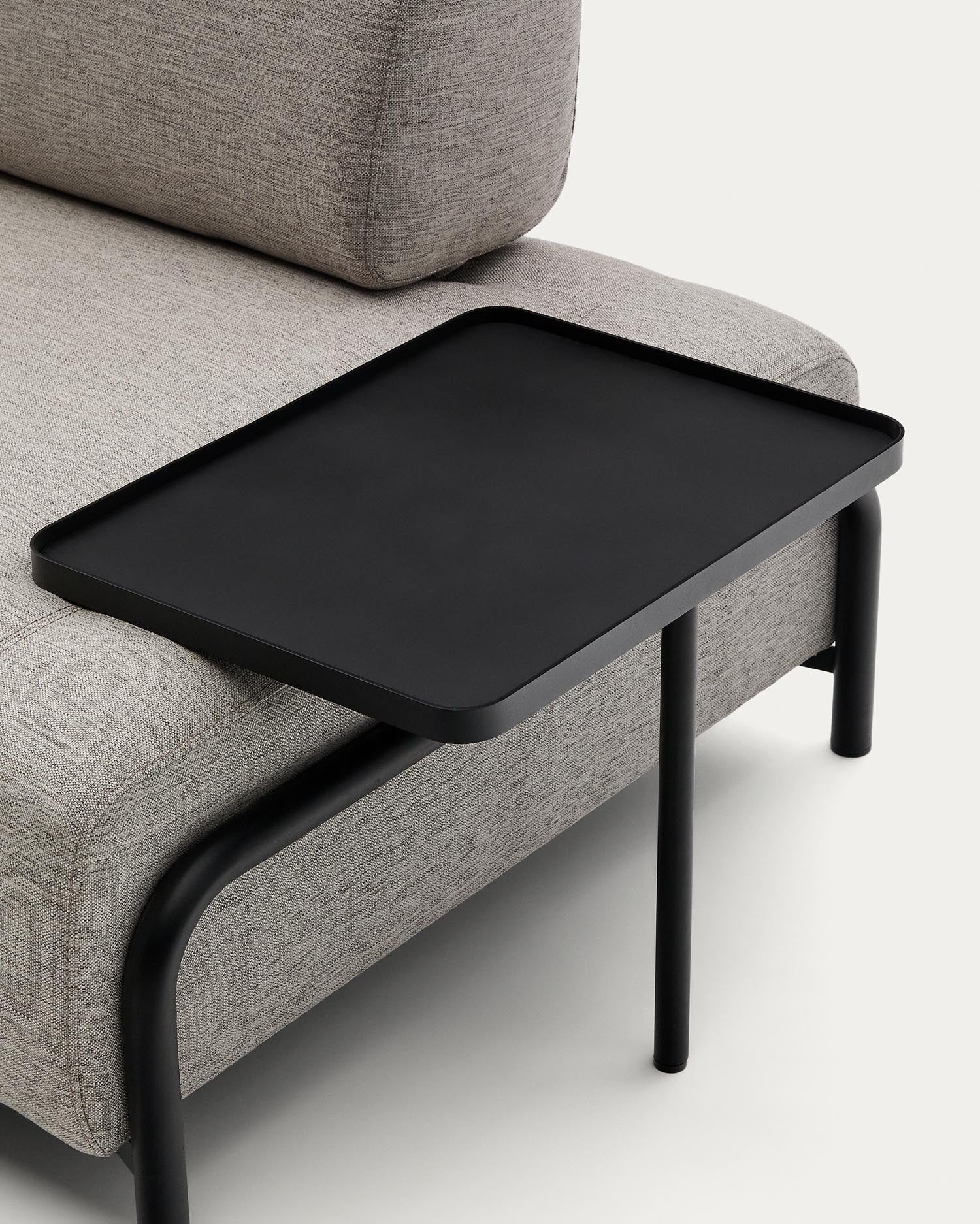 Das Compo große Tablett von Kave Home vereint stilvolles Design und praktische Nutzung, ideal für Ihr Sofa und vielseitige Anwendungen.