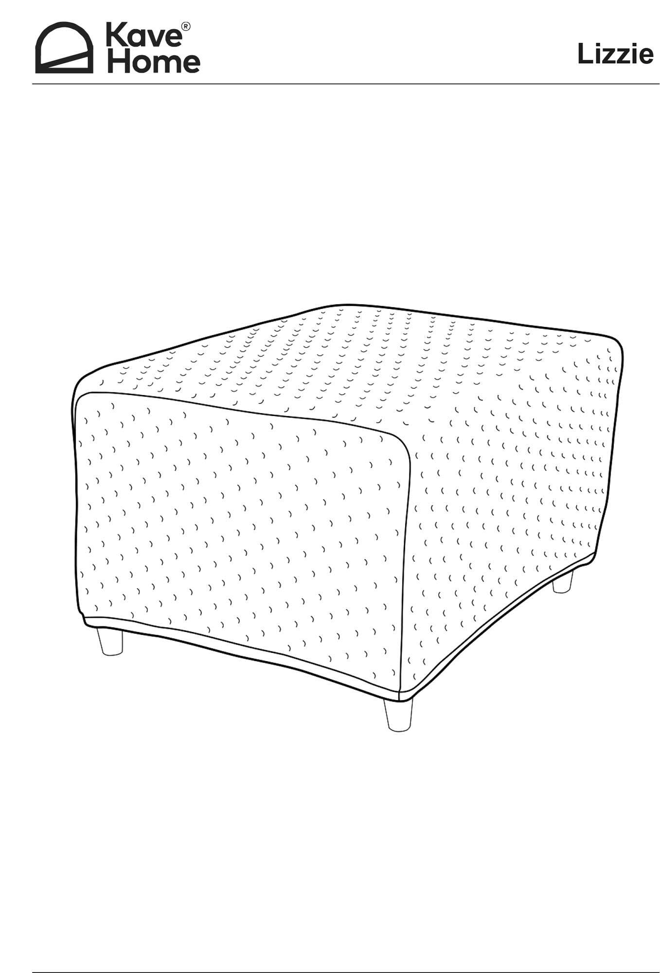 Der Lizzie Pouf von Kave Home in Beige ist ein elegantes, multifunktionales Möbelstück. Perfekt als Sitzgelegenheit oder Gästebett, vereint er Stil und Komfort.