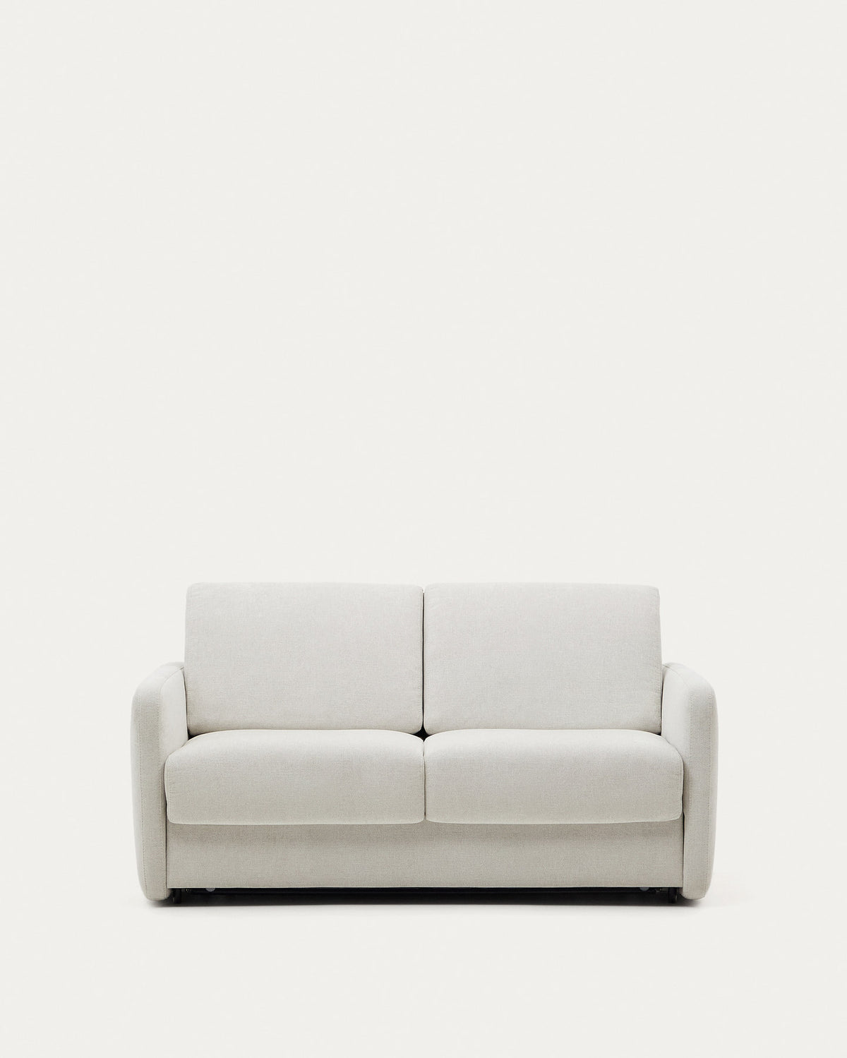 2-Sitzer-Bettsofa Nuala in perlweisser Chenille, 184 cm in Perle präsentiert im Onlineshop von KAQTU Design AG. Bettsofa ist von Kave Home
