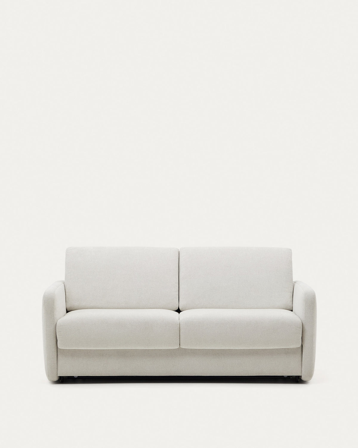 3-Sitzer-Bettsofa Nuala in perlweisser Chenille, 204 cm in Perle präsentiert im Onlineshop von KAQTU Design AG. Bettsofa ist von Kave Home