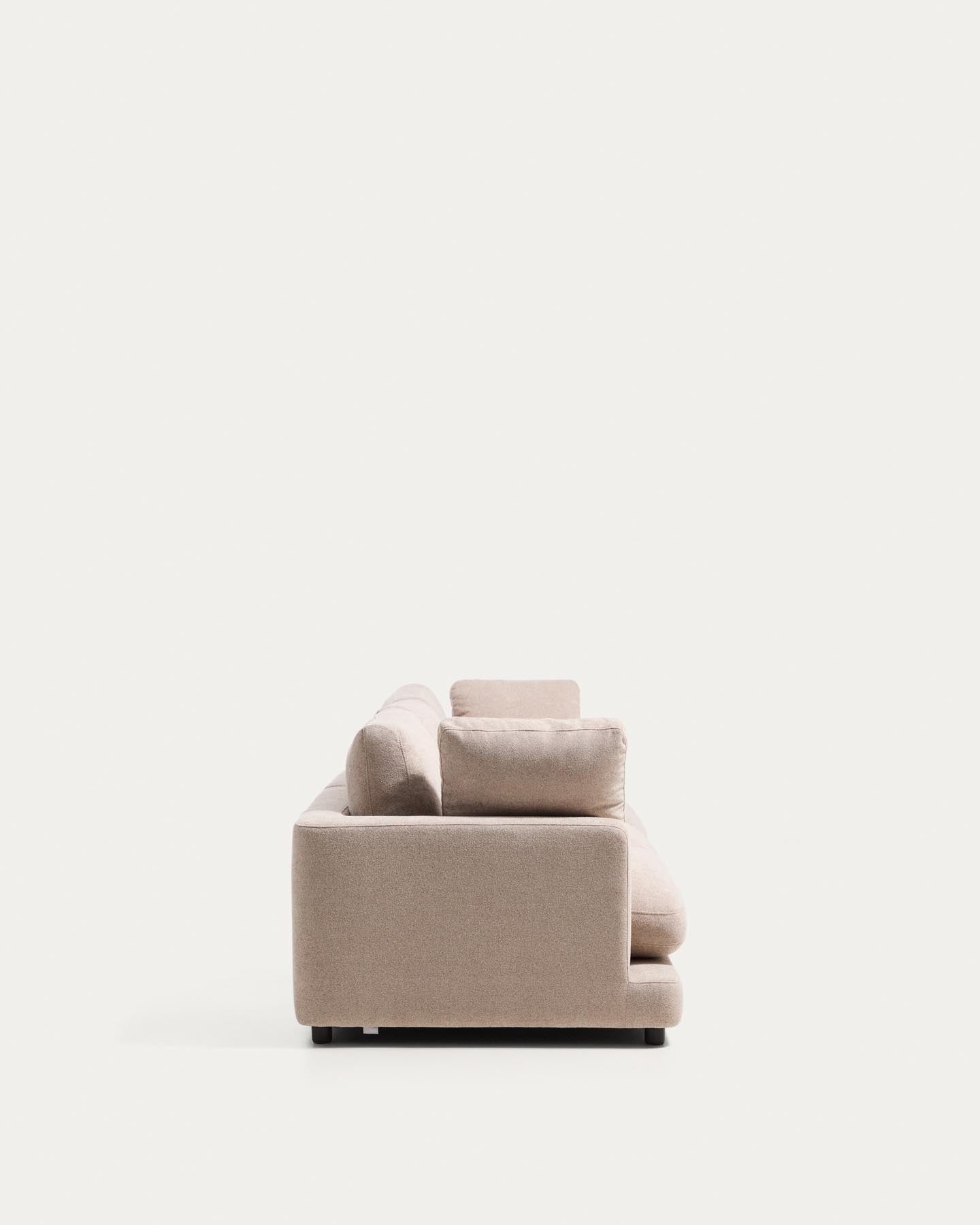 4-Sitzer-Sofa Gala aus beigem Microbouclé, FSC Mix Credit, 300 cm in Beige präsentiert im Onlineshop von KAQTU Design AG. 4er Sofa ist von Kave Home