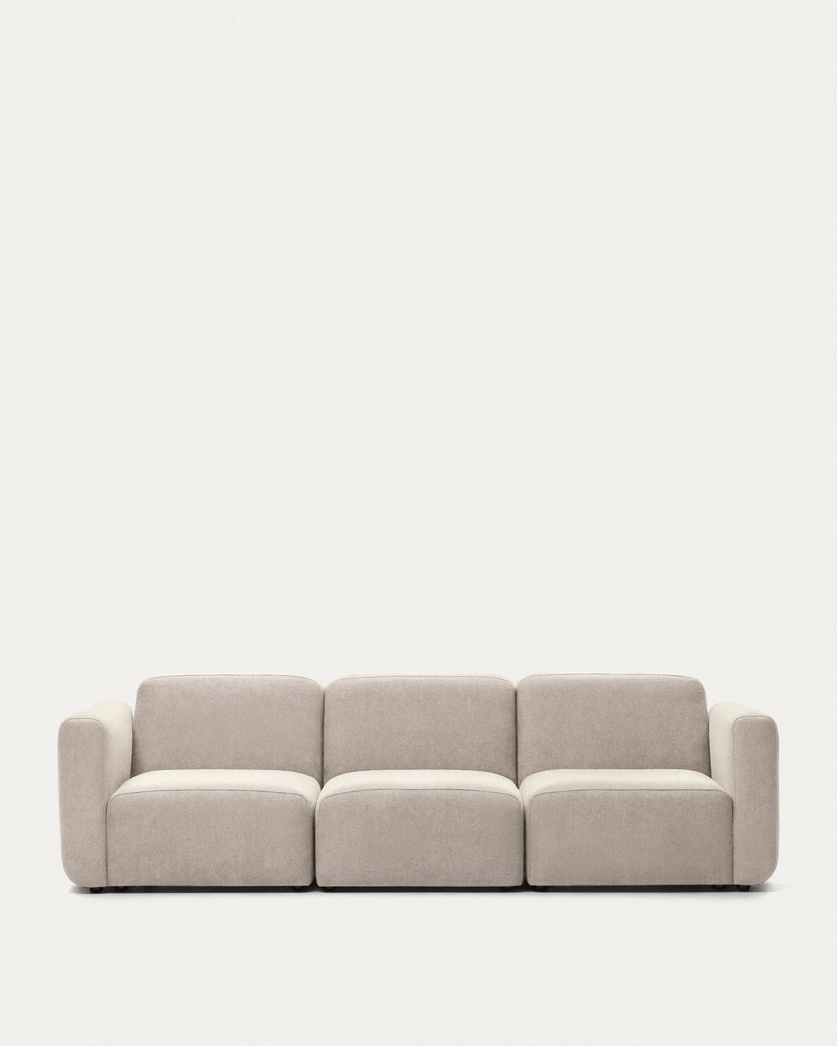 Neom modulares 3-Sitzer-Sofa in Beige 263 cm FSC Mix Credit in Beige präsentiert im Onlineshop von KAQTU Design AG. 3er Sofa ist von Kave Home