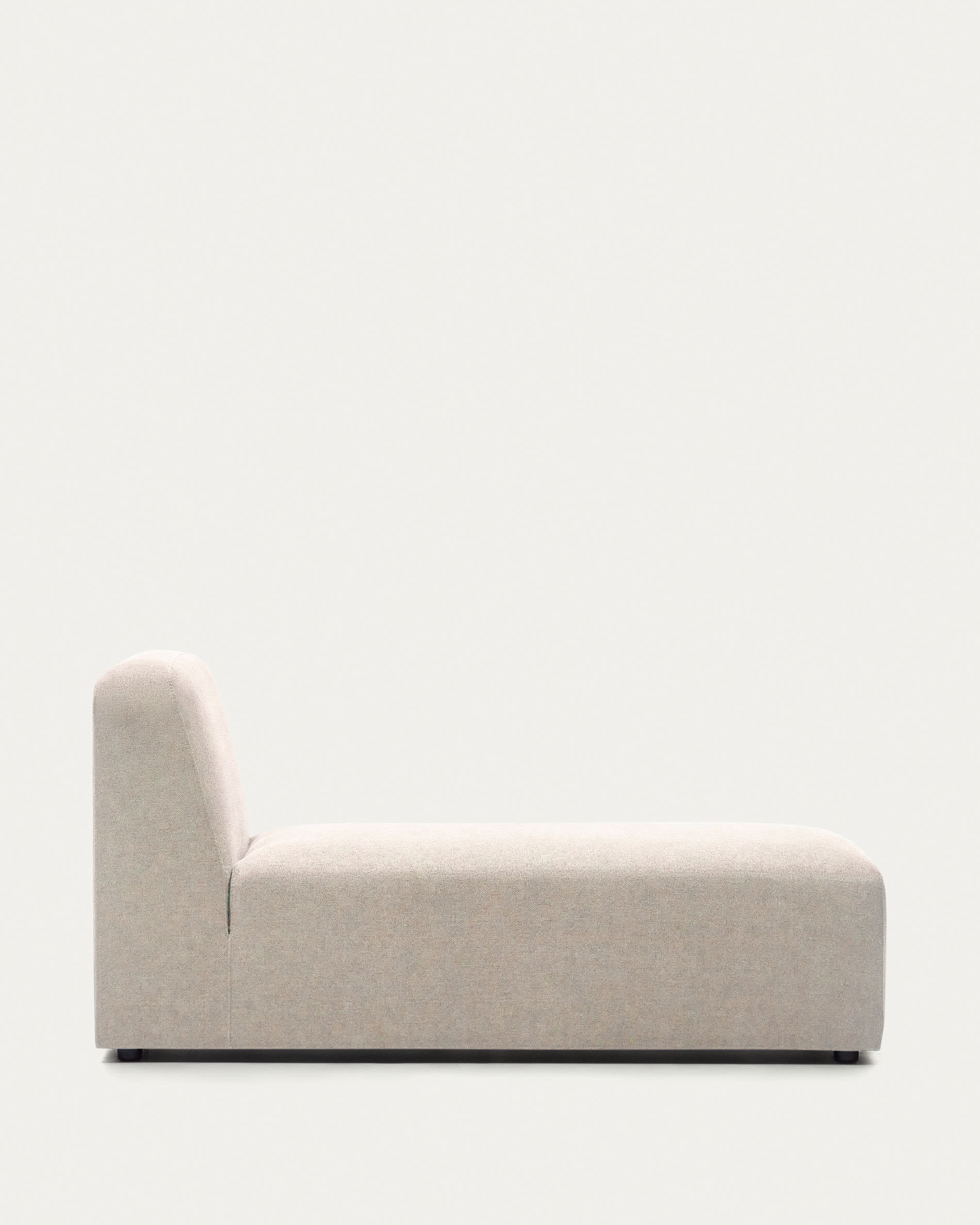 Neom Chaiselongue-Modul in Beige, 152x75 cm, FSC-zertifiziert, von Kave Home – modern, komfortabel und umweltfreundlich.
