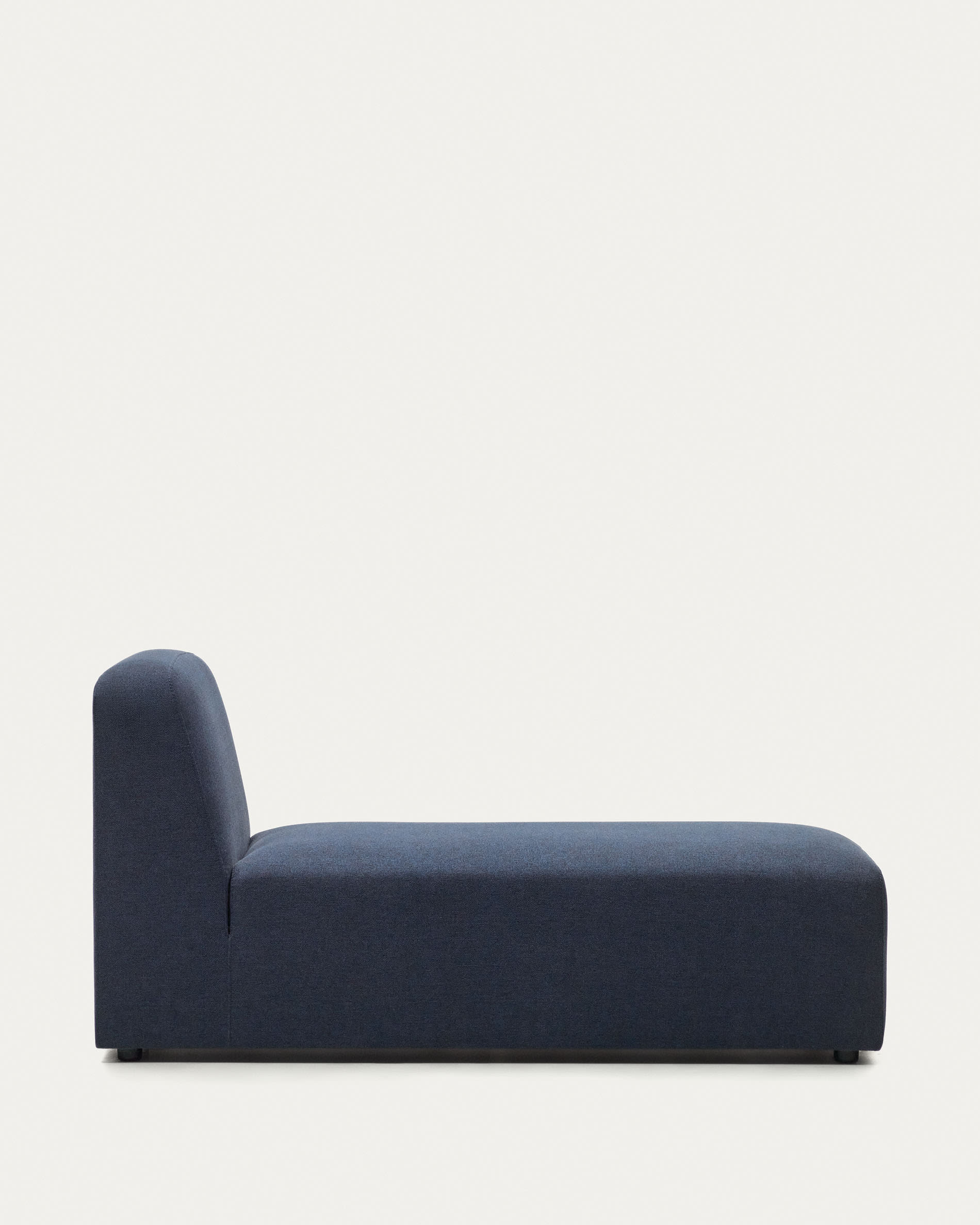 Elegantes Neom Chaiselongue-Modul in Blau, 152x75 cm, FSC-zertifiziert, von Kave Home – stilvoll und nachhaltig.