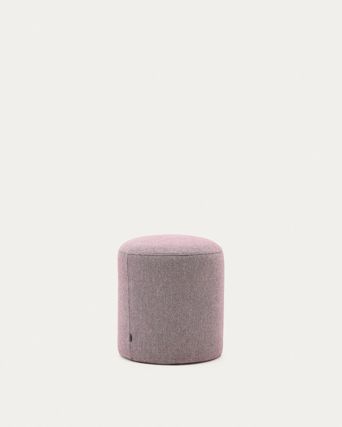 Fussablage mit abnehmbarem Bezug Kaeli violett Ø 43 cm in Lila präsentiert im Onlineshop von KAQTU Design AG. Pouf ist von Kave Home