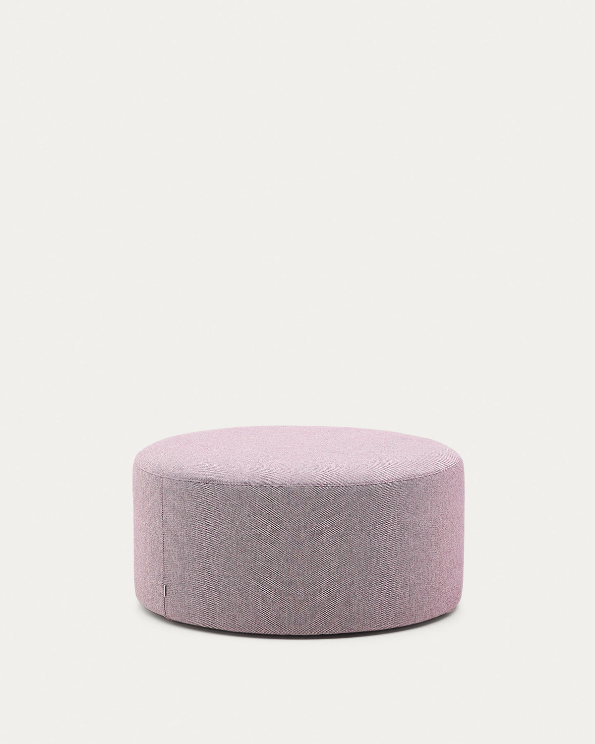 Fussablage mit abnehmbarem Bezug Kaeli violett Ø 90 cm in Lila präsentiert im Onlineshop von KAQTU Design AG. Pouf ist von Kave Home
