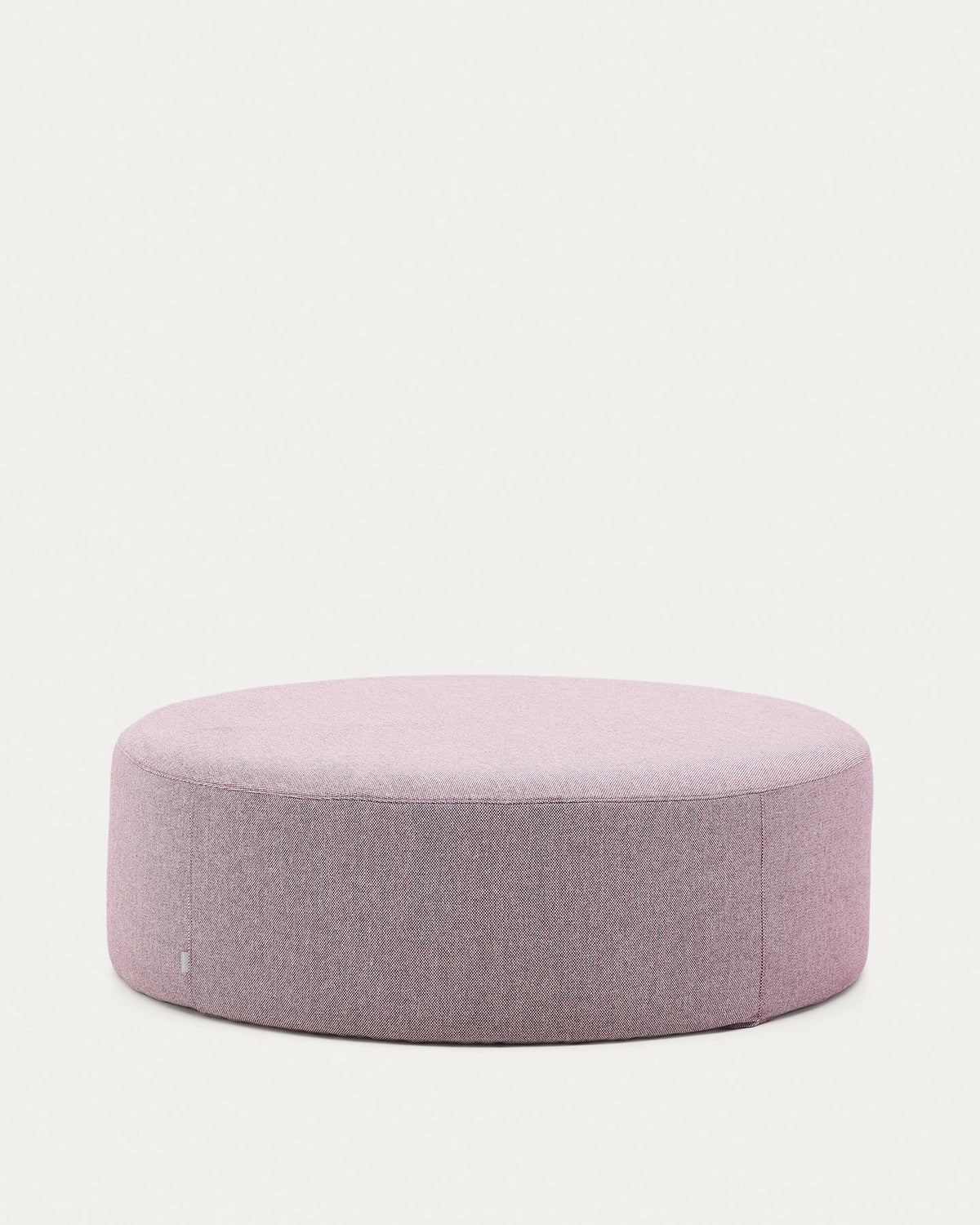 Fussablage mit abnehmbarem Bezug Kaeli violett Ø 120 cm in Lila präsentiert im Onlineshop von KAQTU Design AG. Pouf ist von Kave Home
