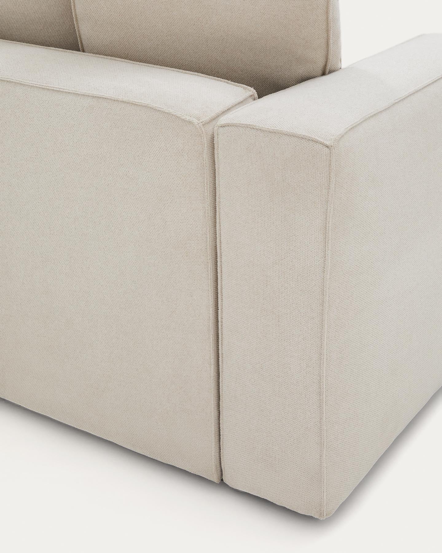 3-Sitzer Bettsofa Marela in beiger Chenille, 236 cm, FSC Mix Credit in Beige präsentiert im Onlineshop von KAQTU Design AG. Bettsofa ist von Kave Home