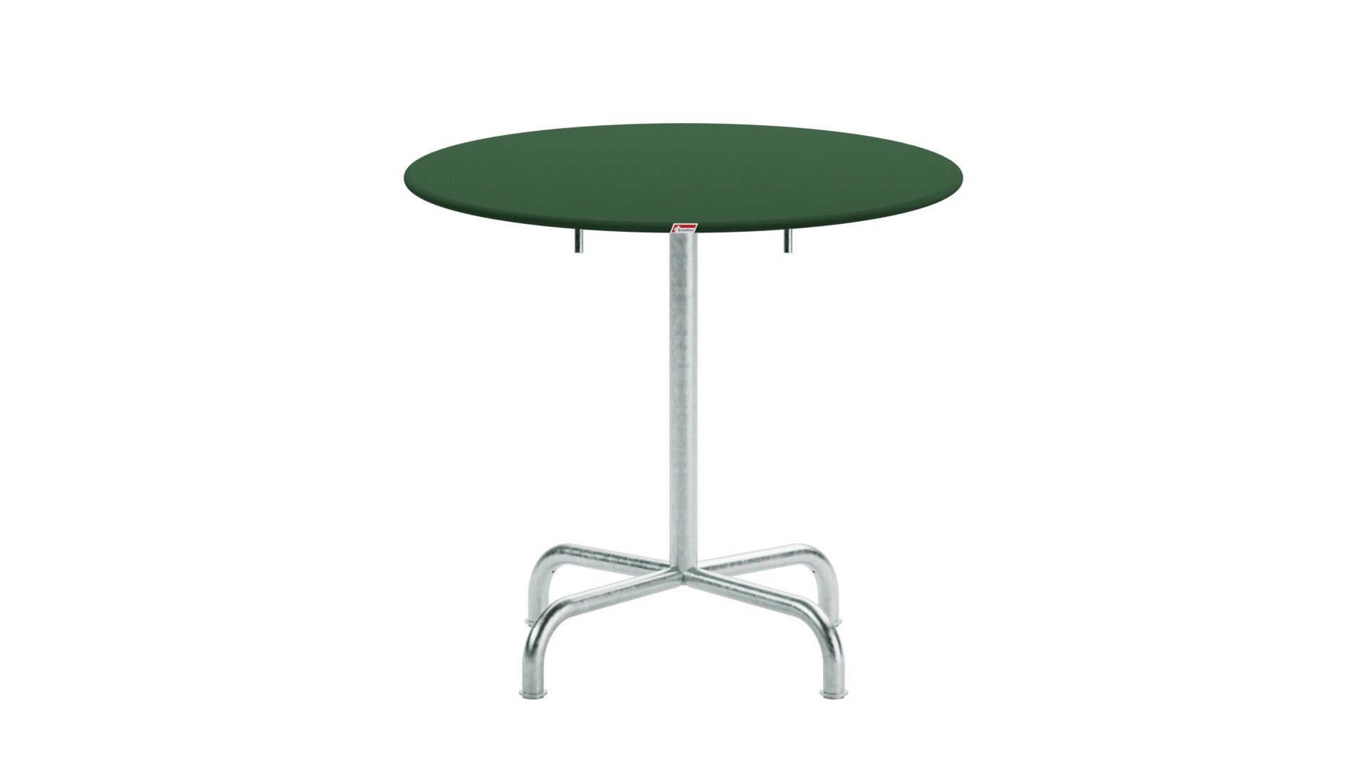 Hochwertiger Schweizer Rigi Metall-Gartentisch ø80, klappbar, wetterfest, langlebig und stilvoll – ideal für Garten, Terrasse oder Balkon, platzsparend und pflegeleicht.