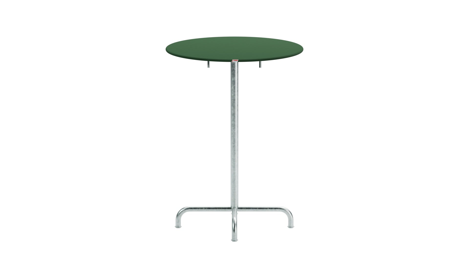 Rigi Metall-Stehtisch Outdoor ø80 / 110 klappbar in Tannengrün präsentiert im Onlineshop von KAQTU Design AG. Hochtisch Outdoor ist von Schaffner