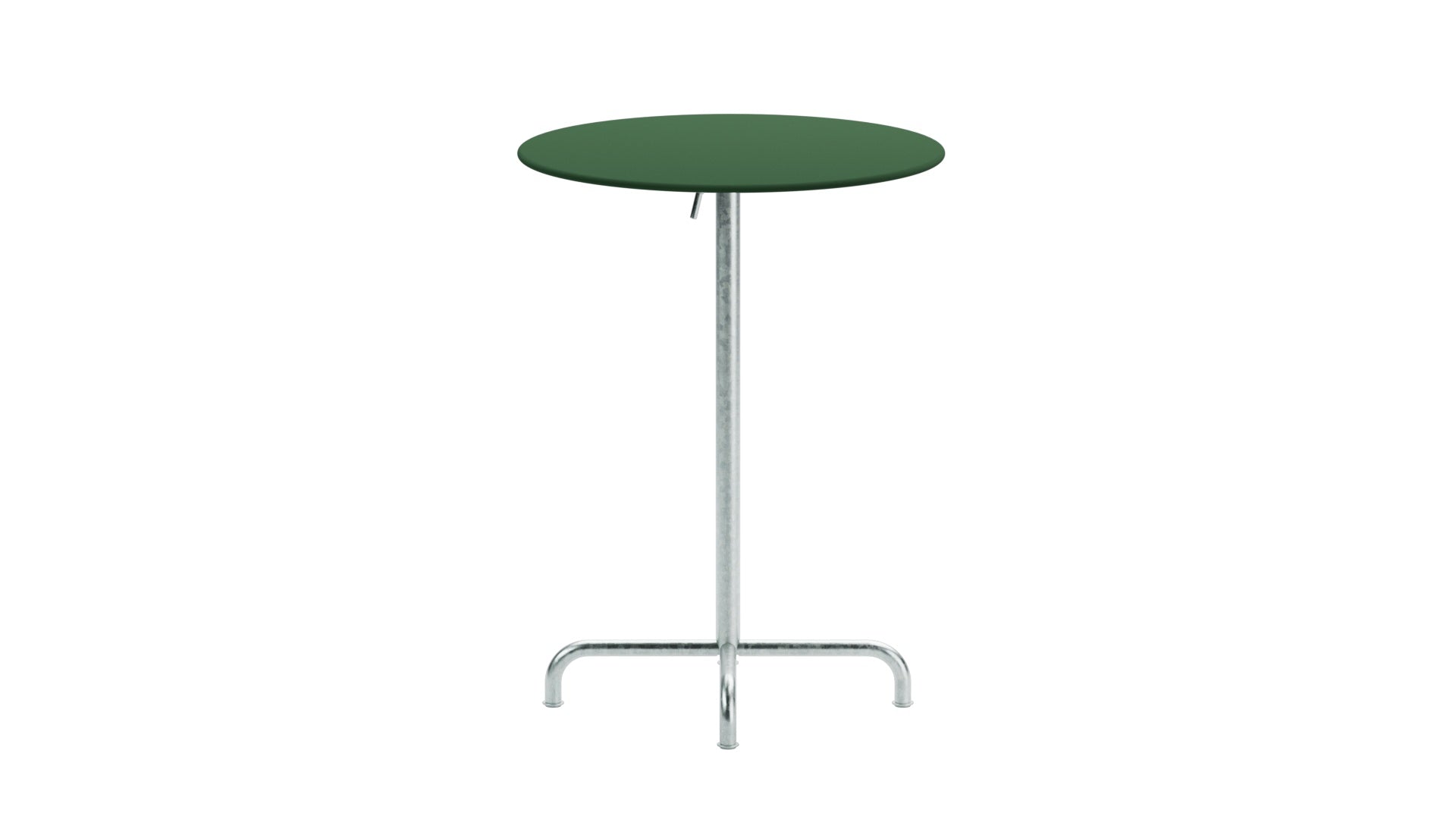 Rigi Metall-Stehtisch Outdoor ø80 / 110 klappbar in Tannengrün präsentiert im Onlineshop von KAQTU Design AG. Hochtisch Outdoor ist von Schaffner