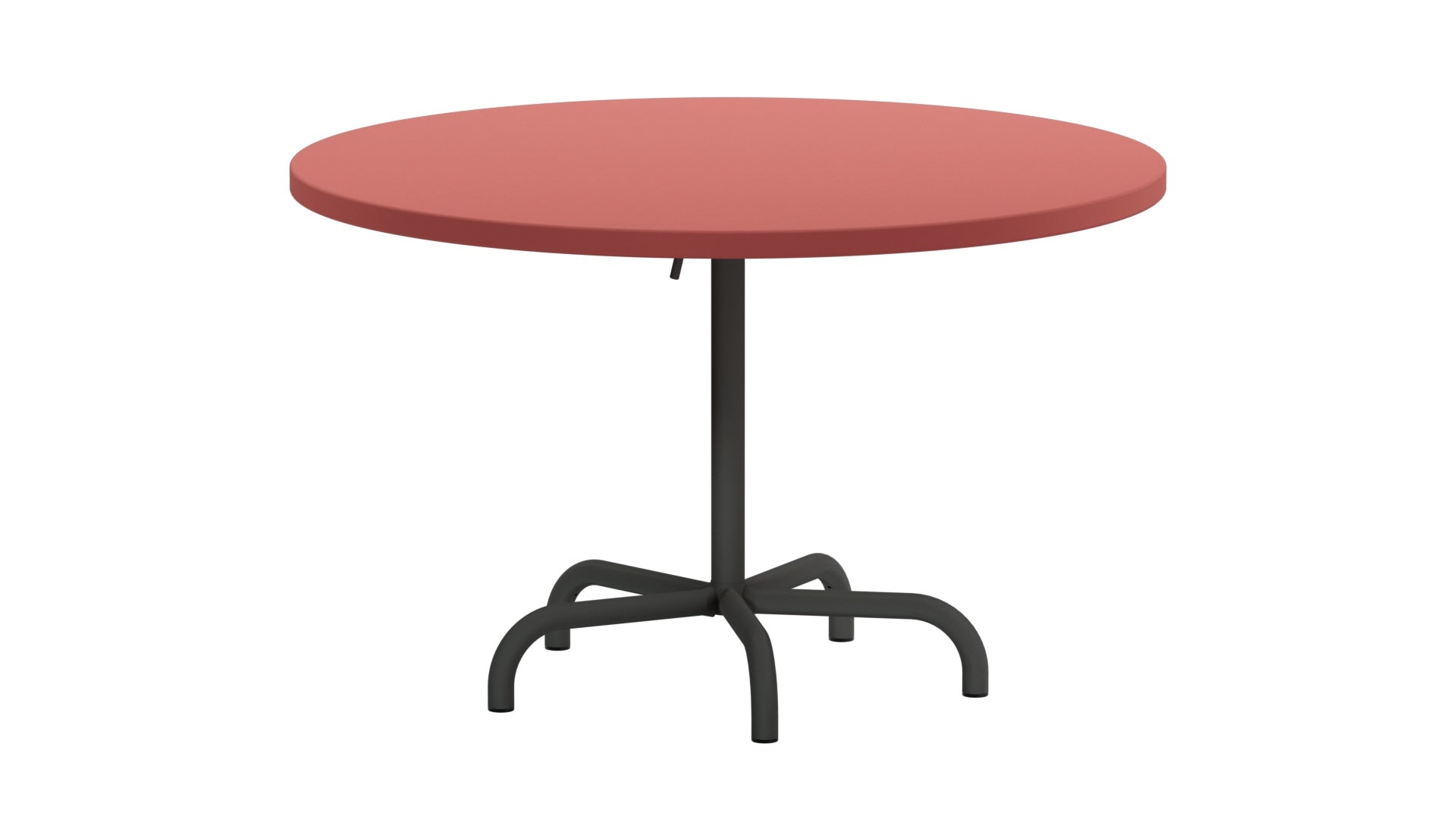 Hochwertiger, wetterfester Säntis Metall-Gartentisch ø117, klappbar und langlebig. Perfekt für Garten, Balkon oder Terrasse – platzsparend und robust.
