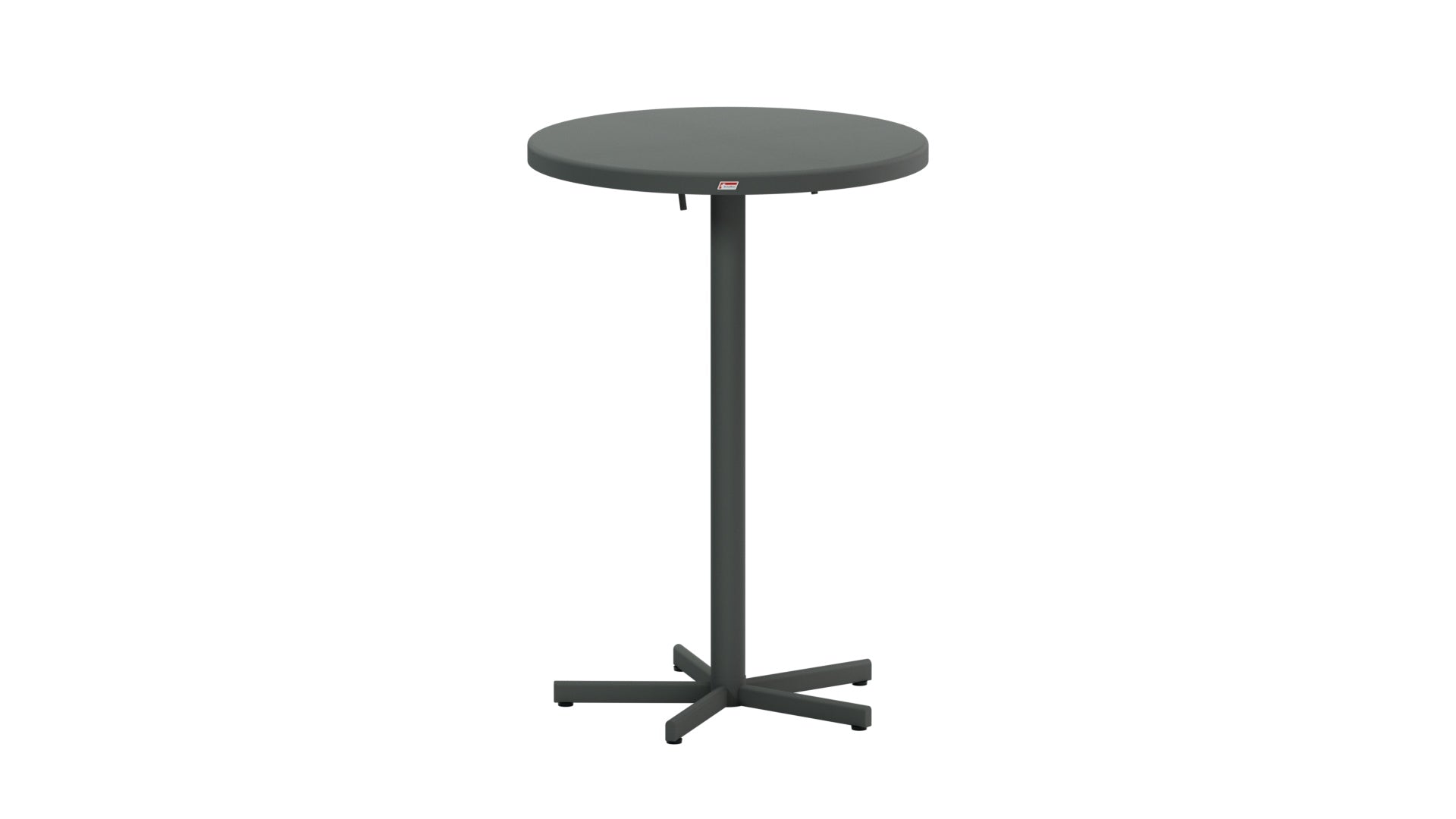 Bodensee Glasfaser-Stehtisch Outdoor ø75 / 110 klappbar in Graphit präsentiert im Onlineshop von KAQTU Design AG. Hochtisch Outdoor ist von Schaffner