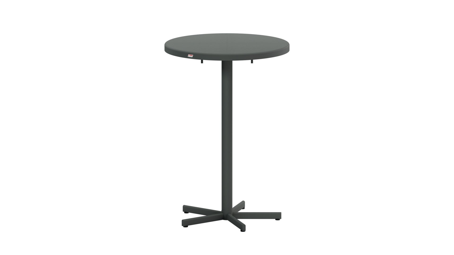 Bodensee Glasfaser-Stehtisch Outdoor ø75 / 110 klappbar in Graphit präsentiert im Onlineshop von KAQTU Design AG. Hochtisch Outdoor ist von Schaffner