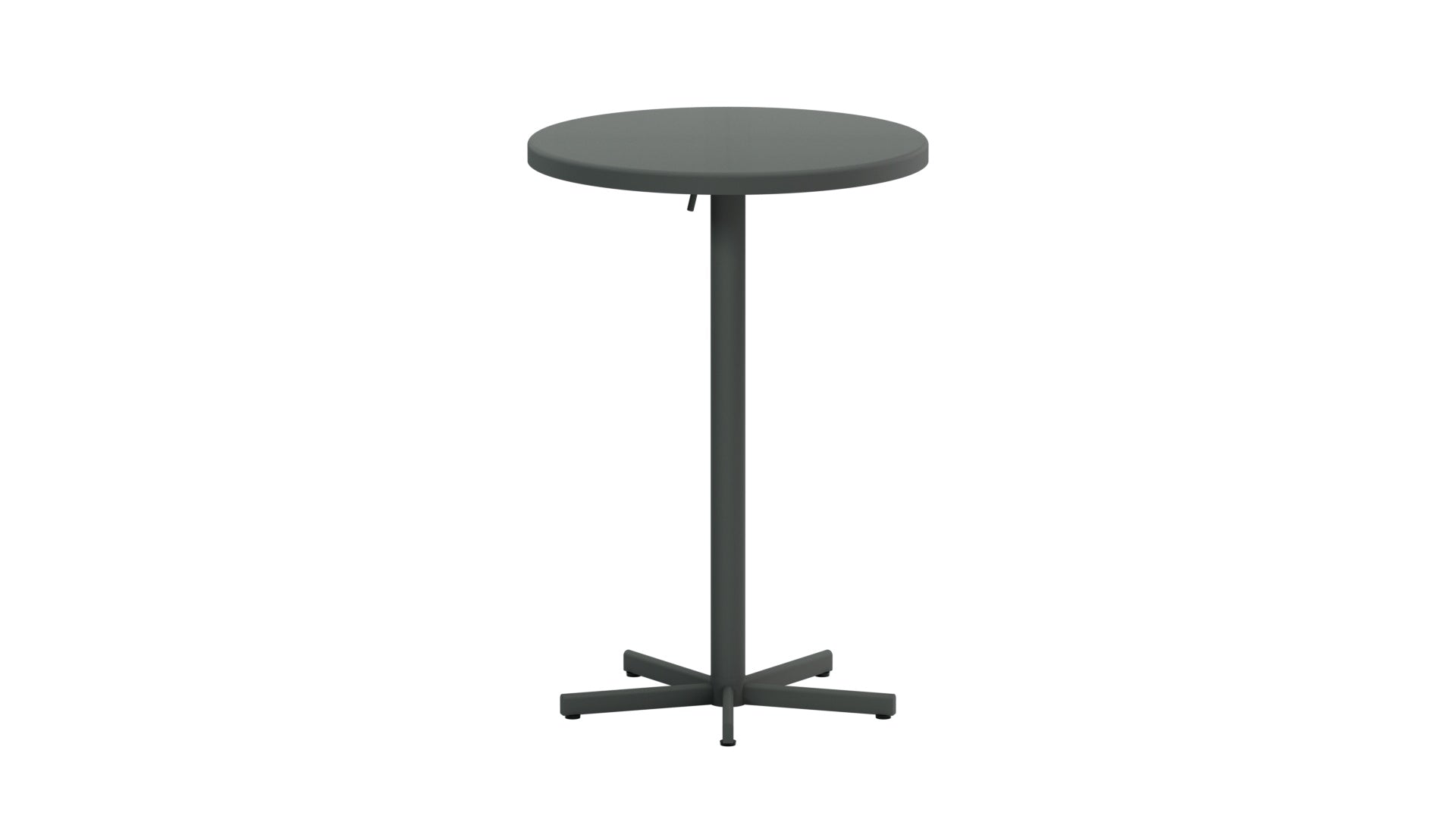 Eleganter klappbarer Stehtisch aus Glasfaser mit einem Durchmesser von 75/110 cm, perfekt für den Einsatz im Freien, ideal für gesellige Zusammenkünfte.