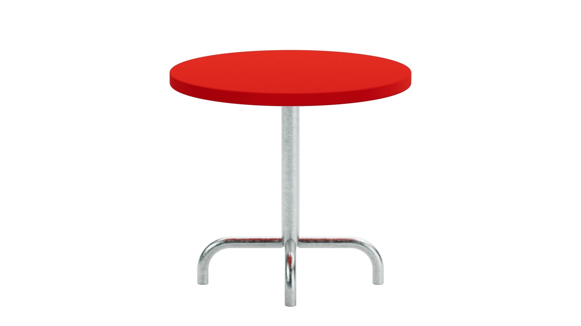 Säntis Metall-Beistelltisch Outdoor ø54 / 50 in Rot präsentiert im Onlineshop von KAQTU Design AG. Beistelltisch Outdoor ist von Schaffner