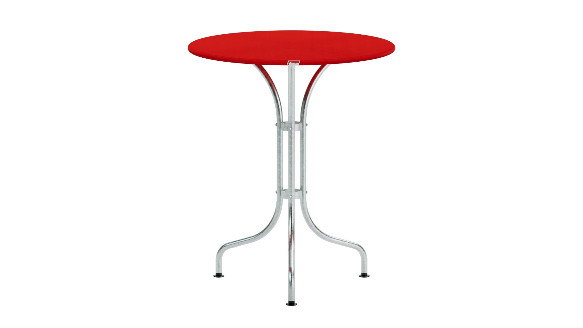 St. Moritz Metall-Gartentisch ø60 in Rot präsentiert im Onlineshop von KAQTU Design AG. Gartentisch ist von Schaffner